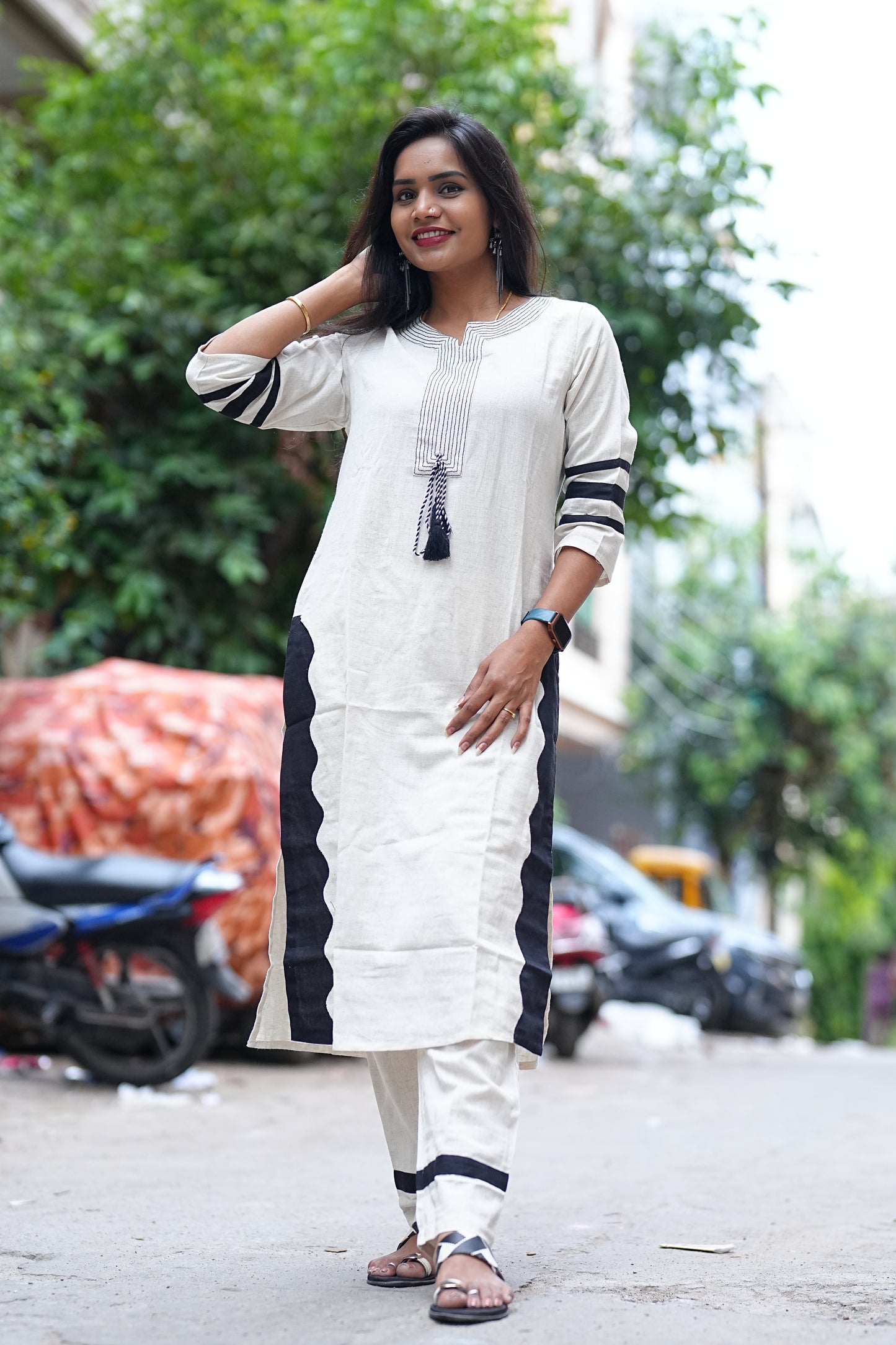 Heavy Kadhi Cotton Cord Set