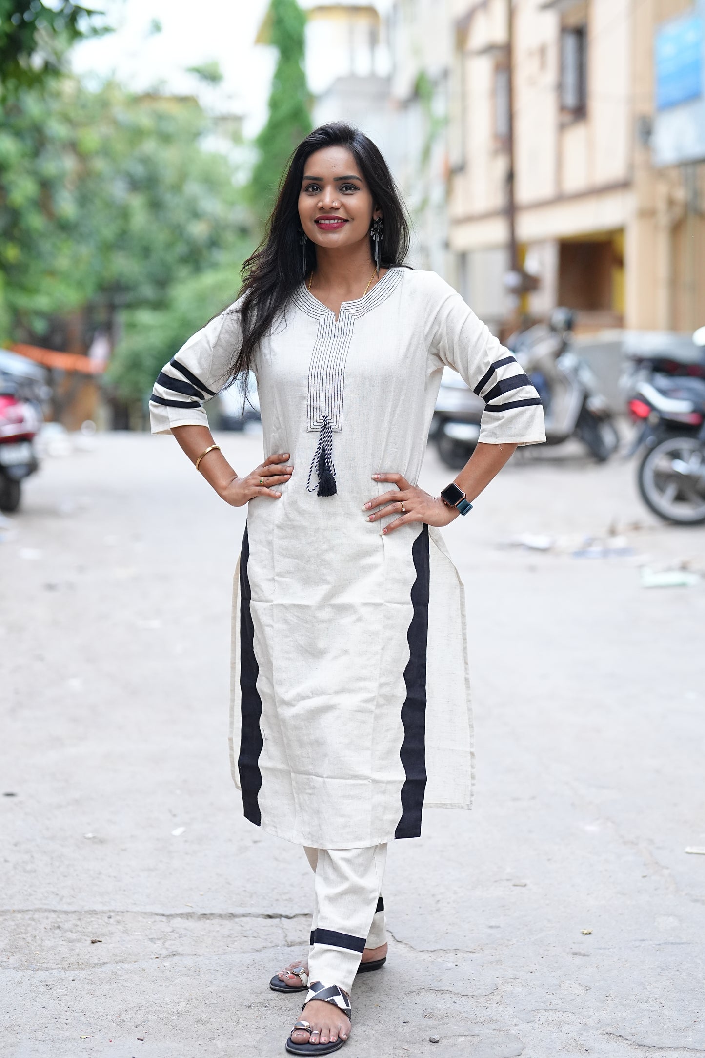 Heavy Kadhi Cotton Cord Set