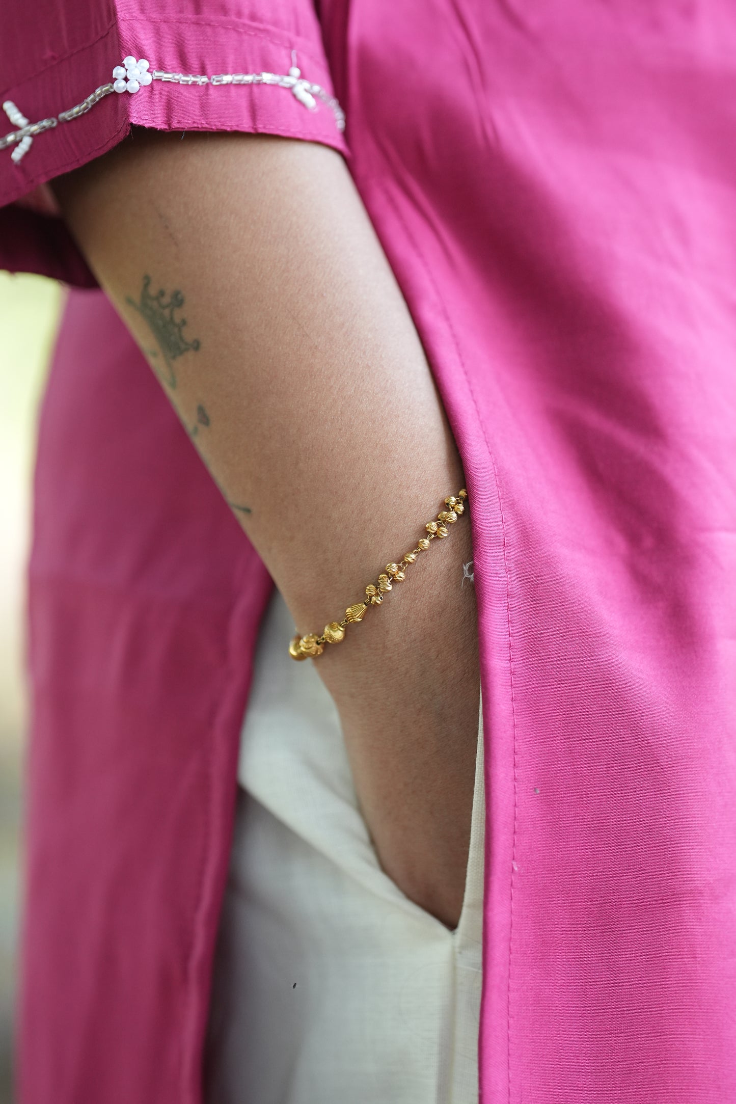 Roman Silk 3 Piece Set With Zari Duppata