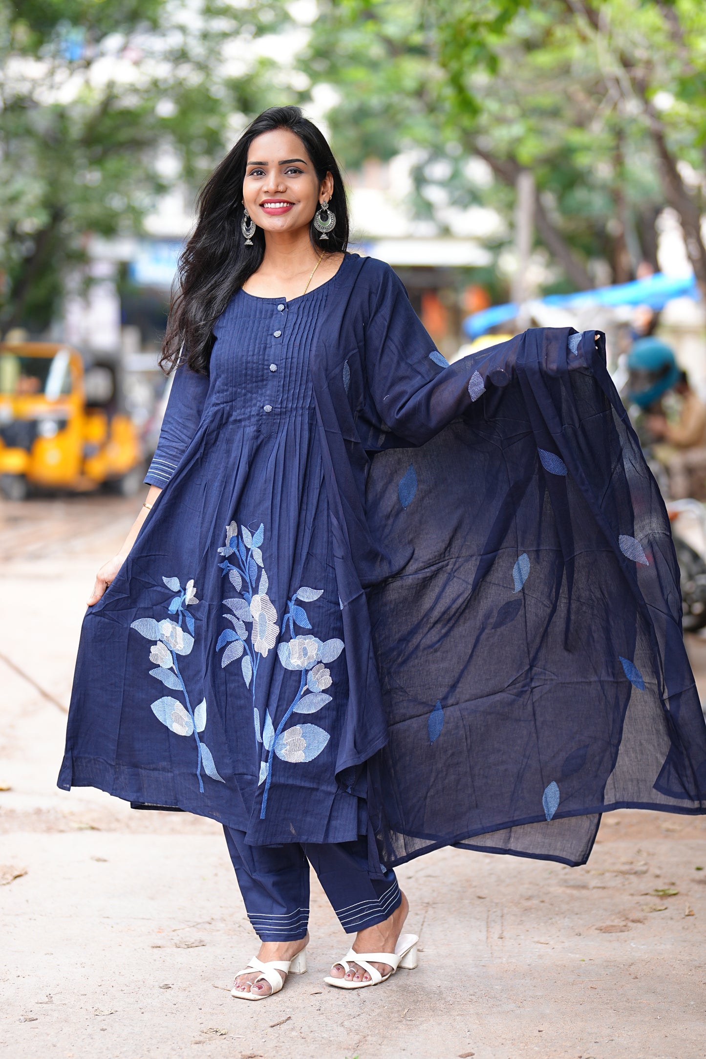 Heavy Mul Cotton 3 Piece Set With Complete Lining