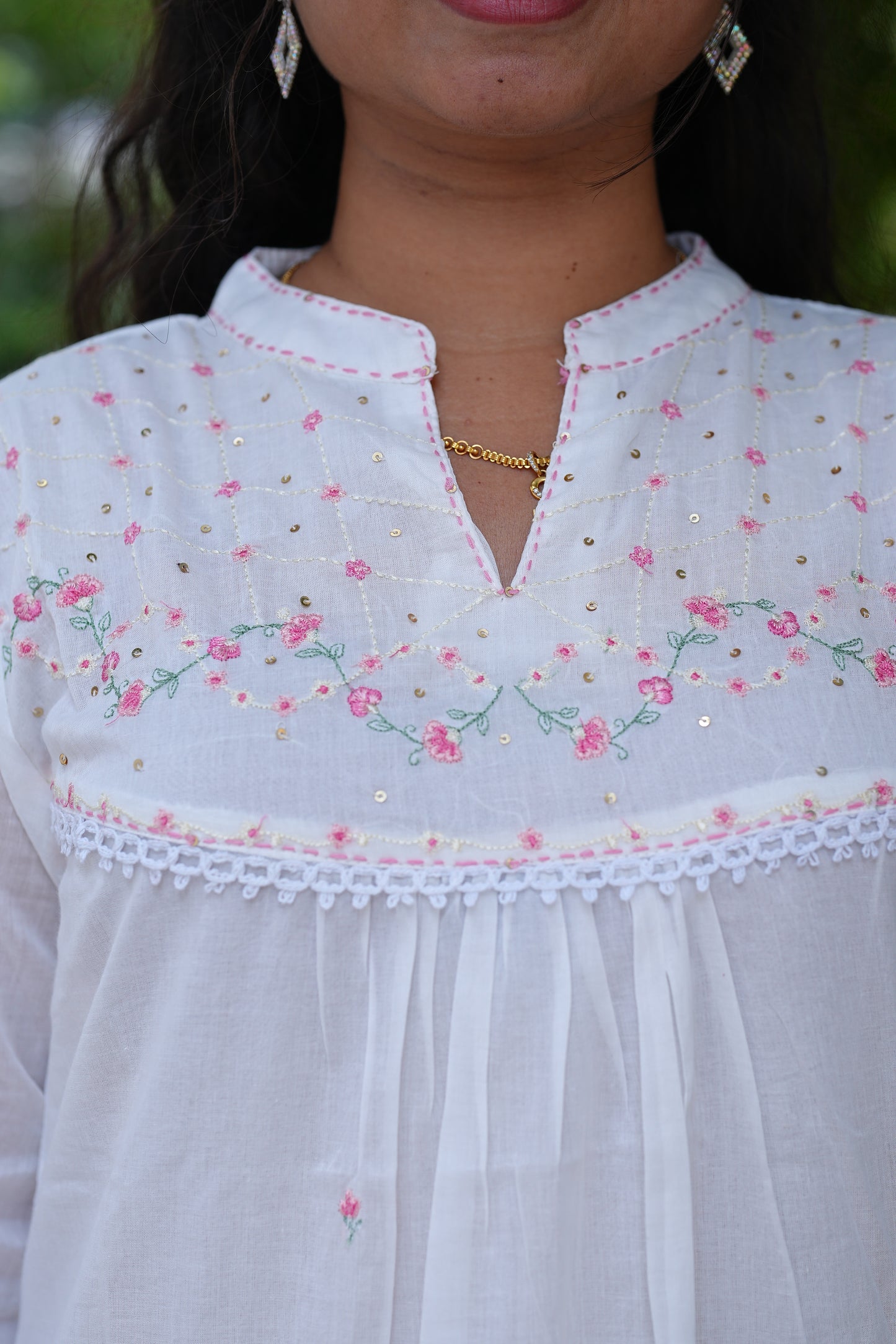 Pure Mul Mul Cotton Party Wear Cordset With Complete Cotton Lining