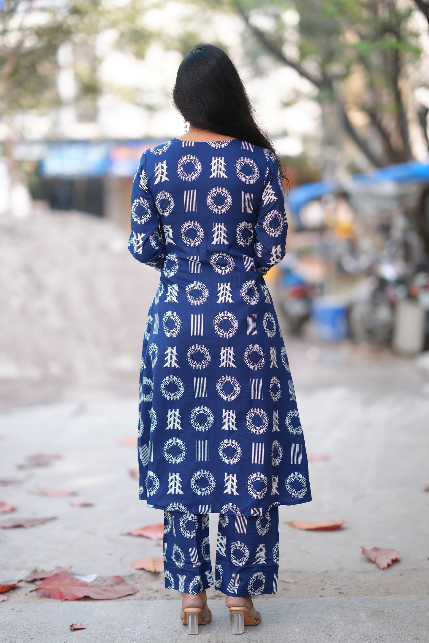 Blue Color Jaipur Cotton 2 Piece Set With Lining