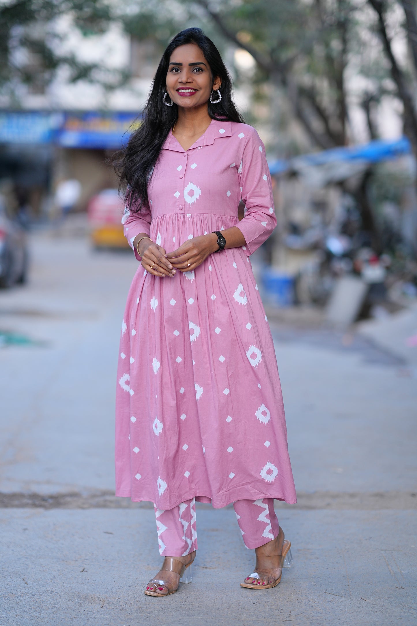 Stylish Jaipur Cotton Cordset With Lining