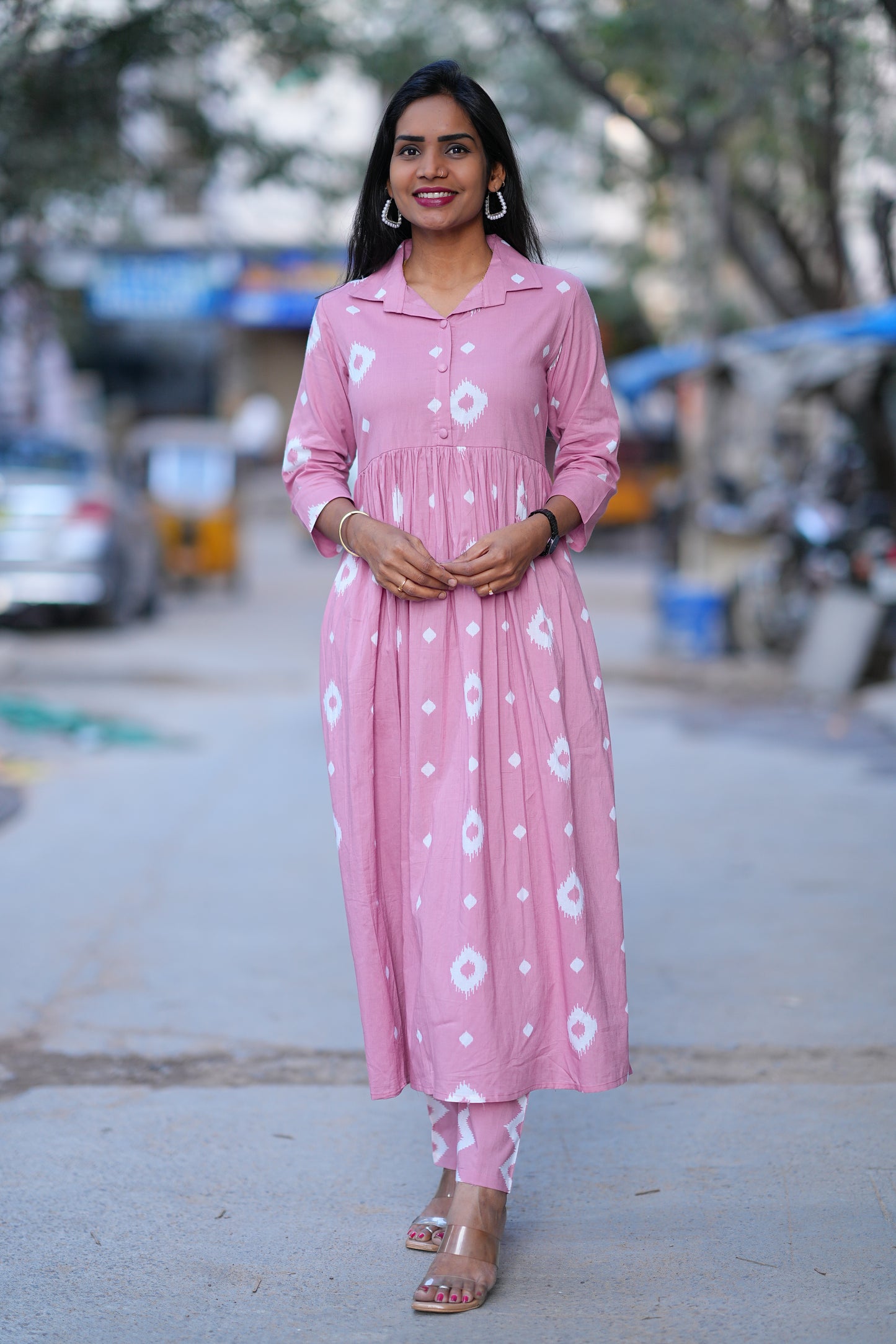 Stylish Jaipur Cotton Cordset With Lining