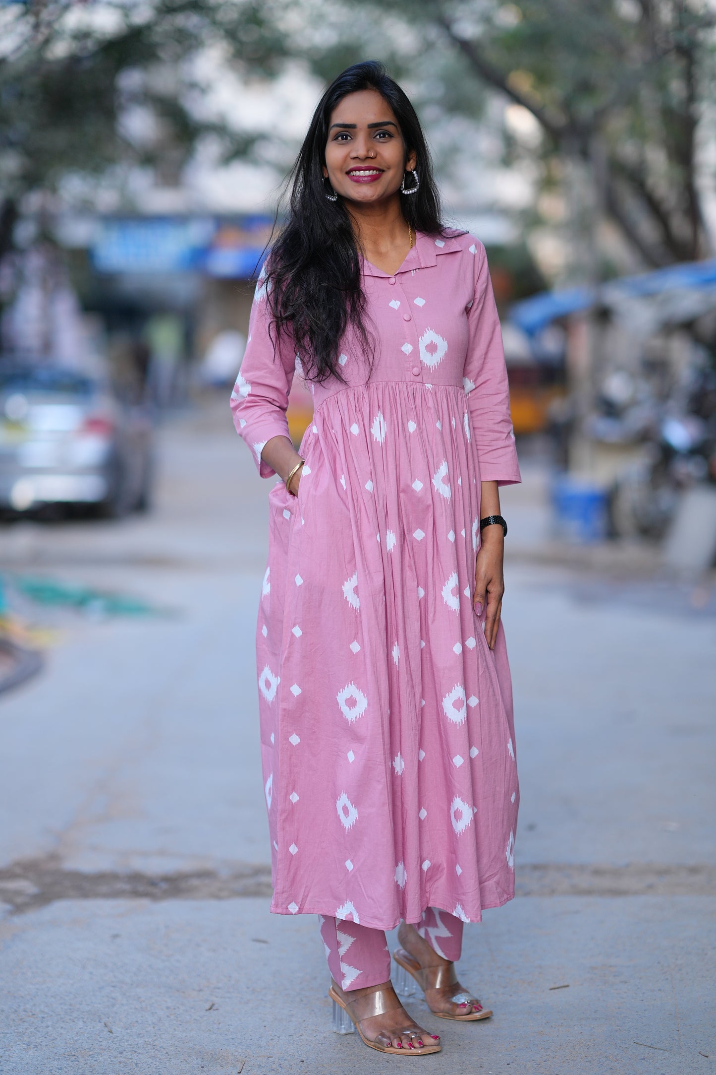 Stylish Jaipur Cotton Cordset With Lining