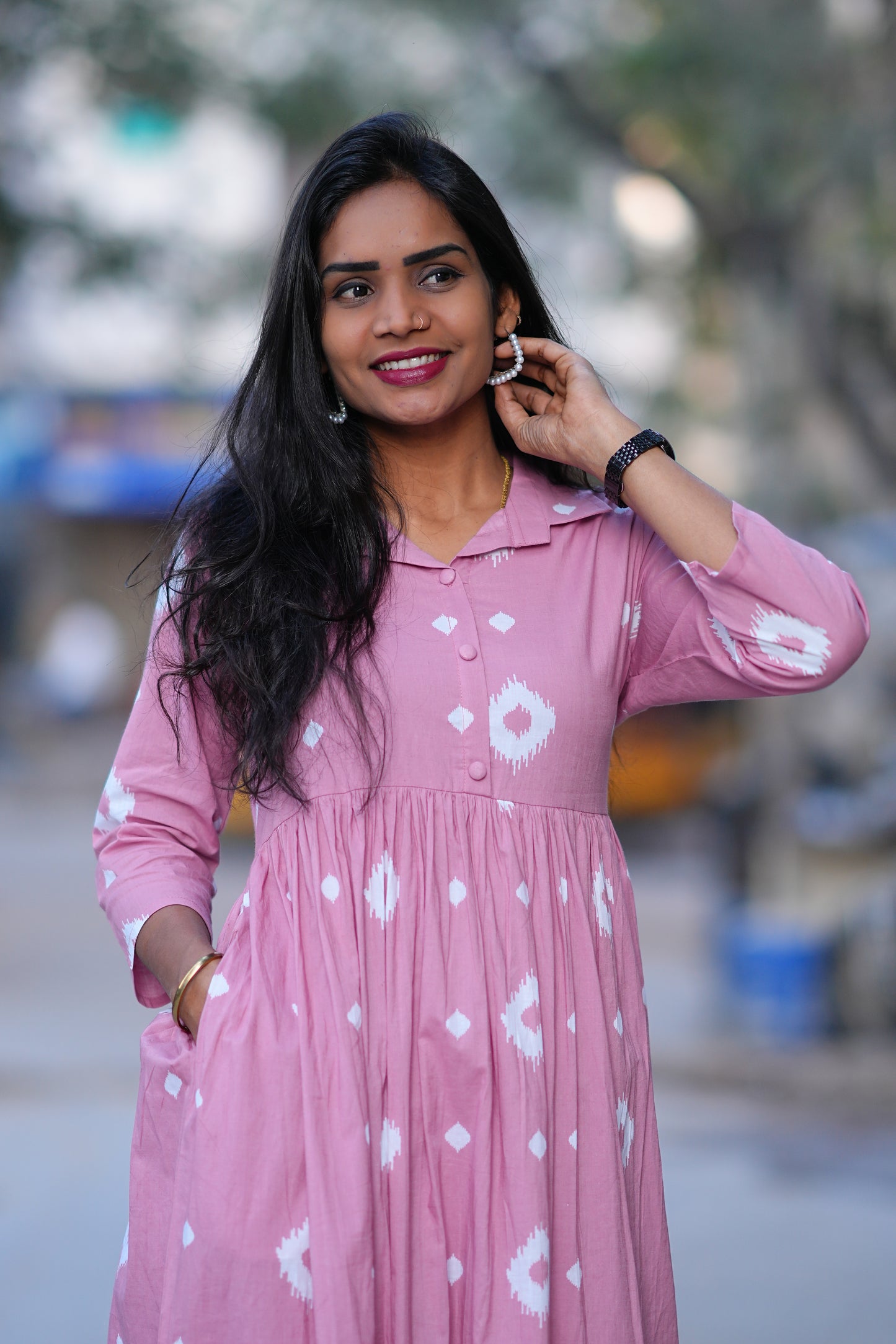 Stylish Jaipur Cotton Cordset With Lining