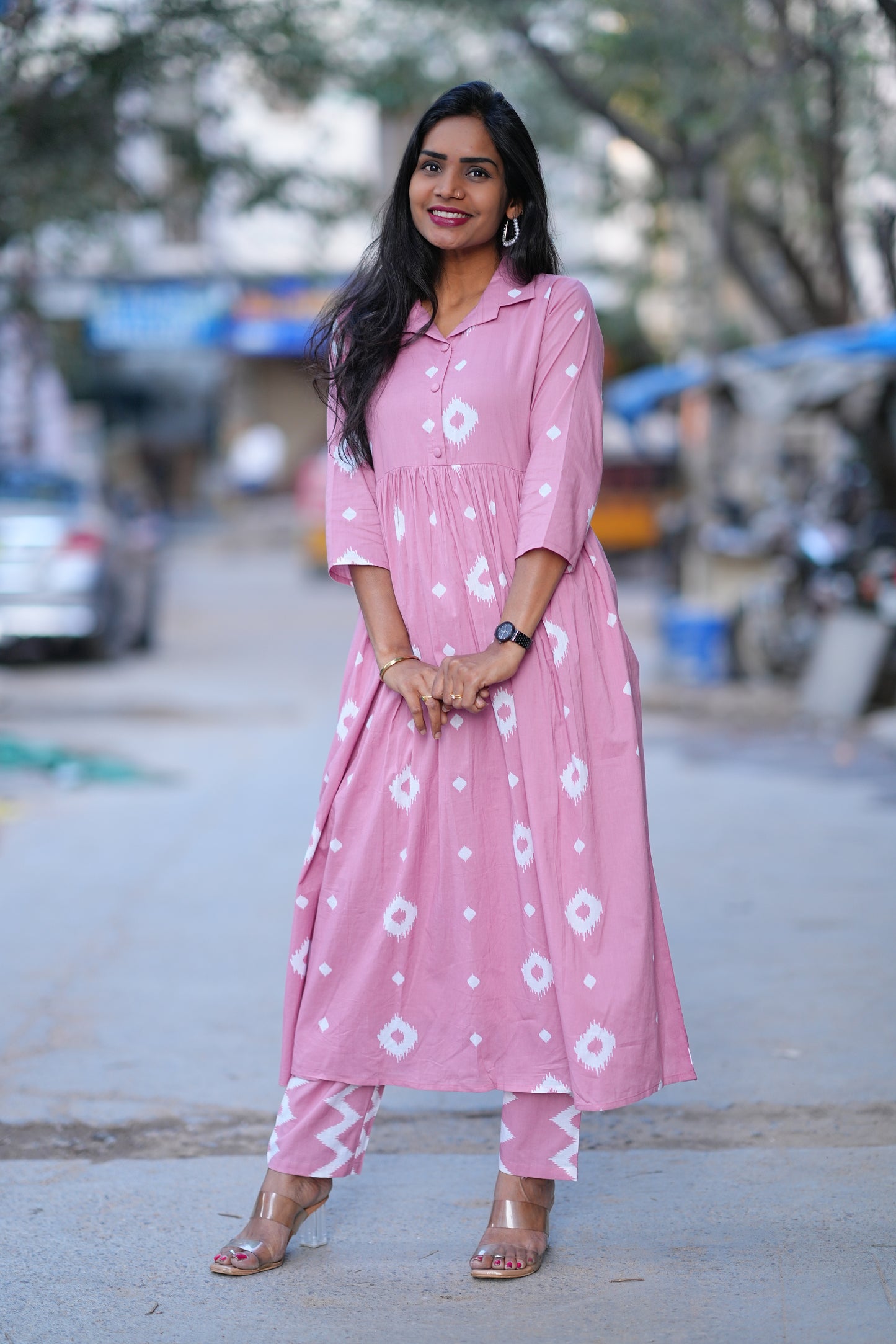 Stylish Jaipur Cotton Cordset With Lining