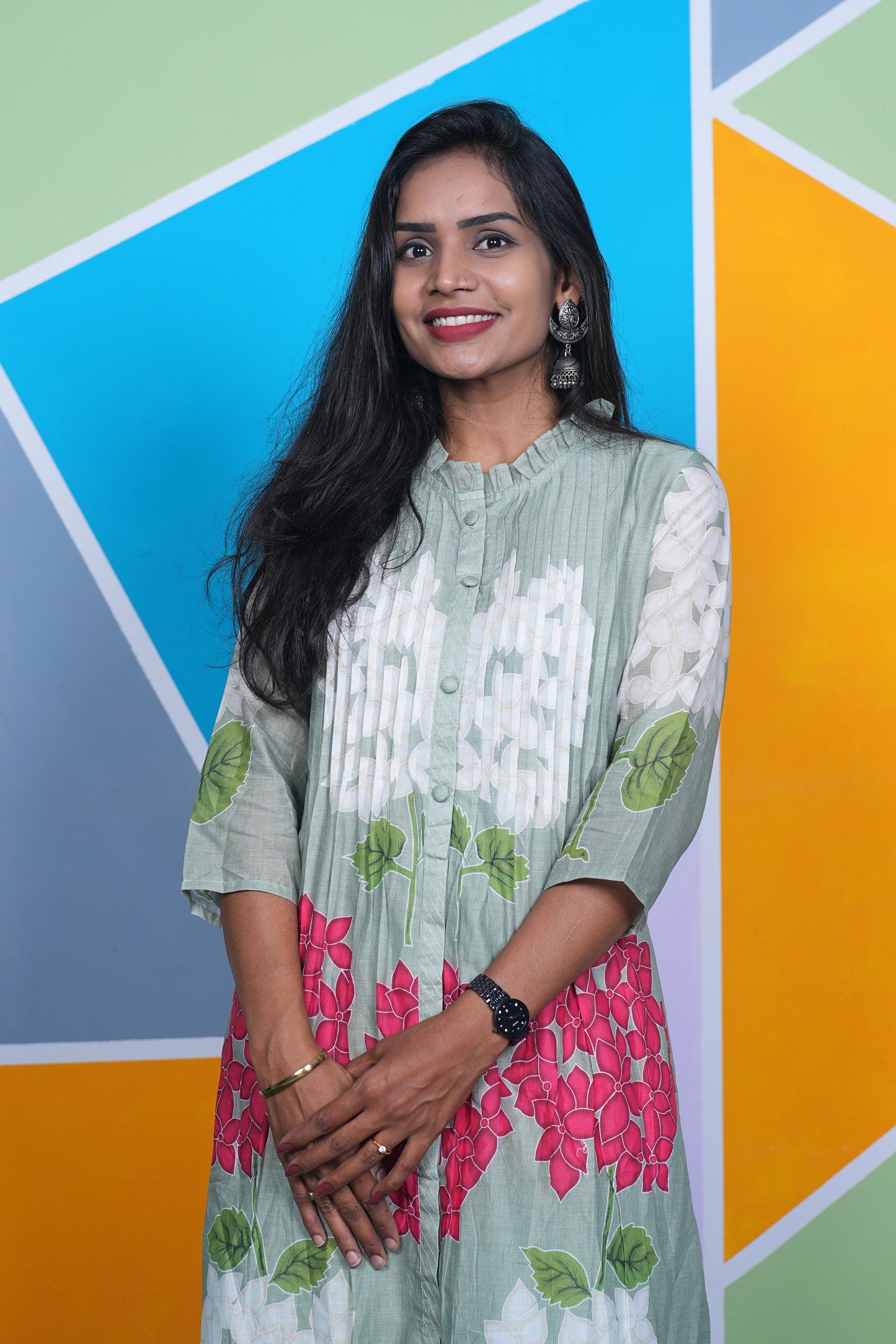 Pure Mul Cotton Desiner Wear Cordset