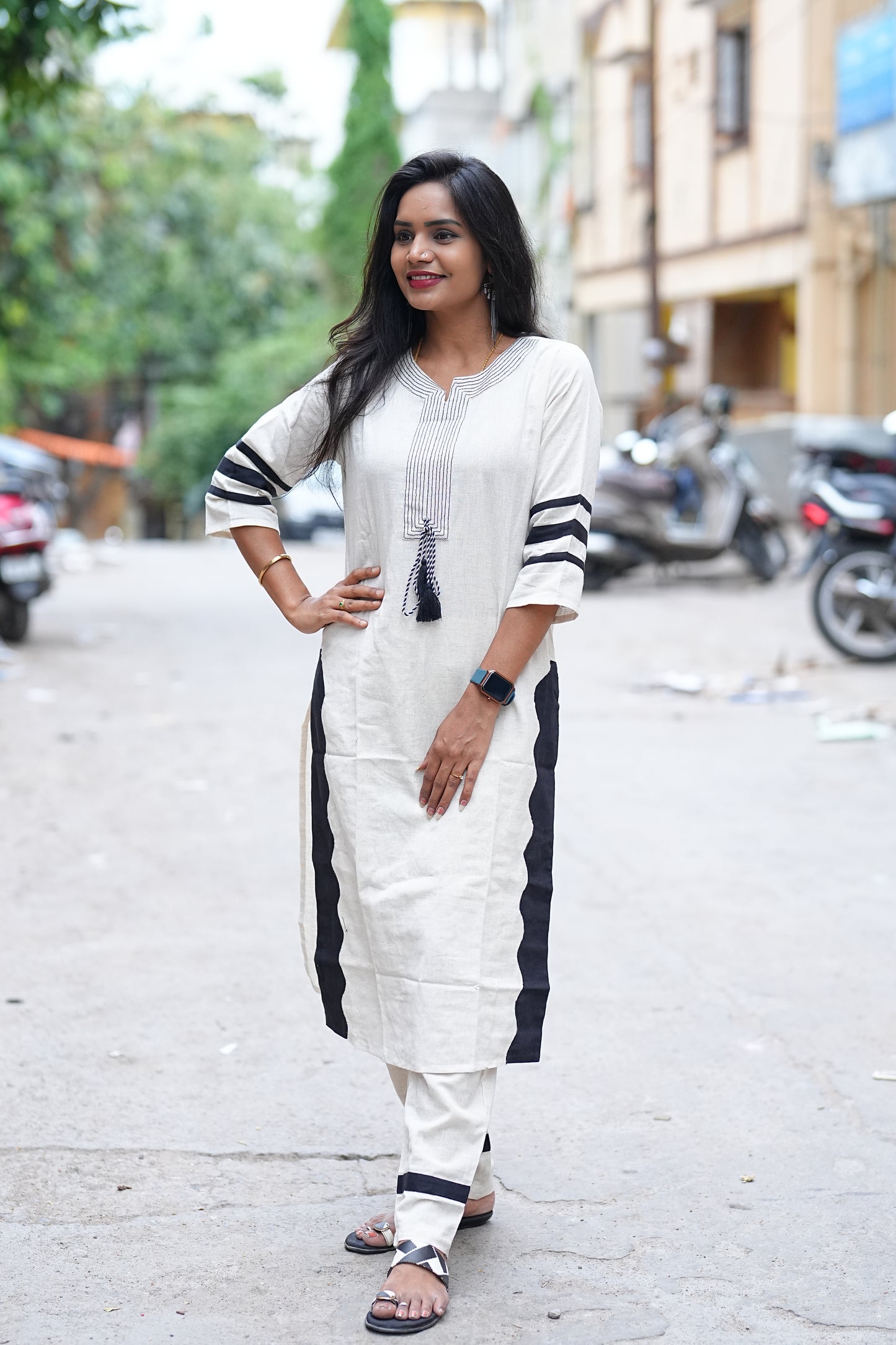 Heavy Kadhi Cotton Cord Set