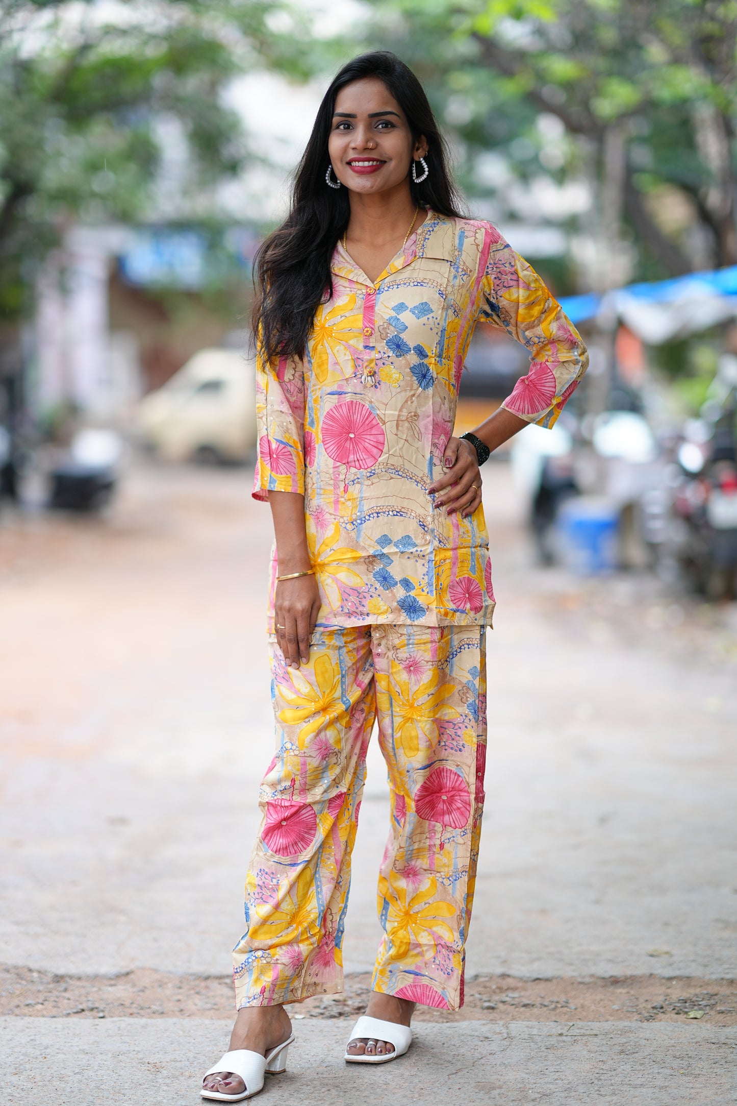 Preimum Viscose Chinon Silk Cordset