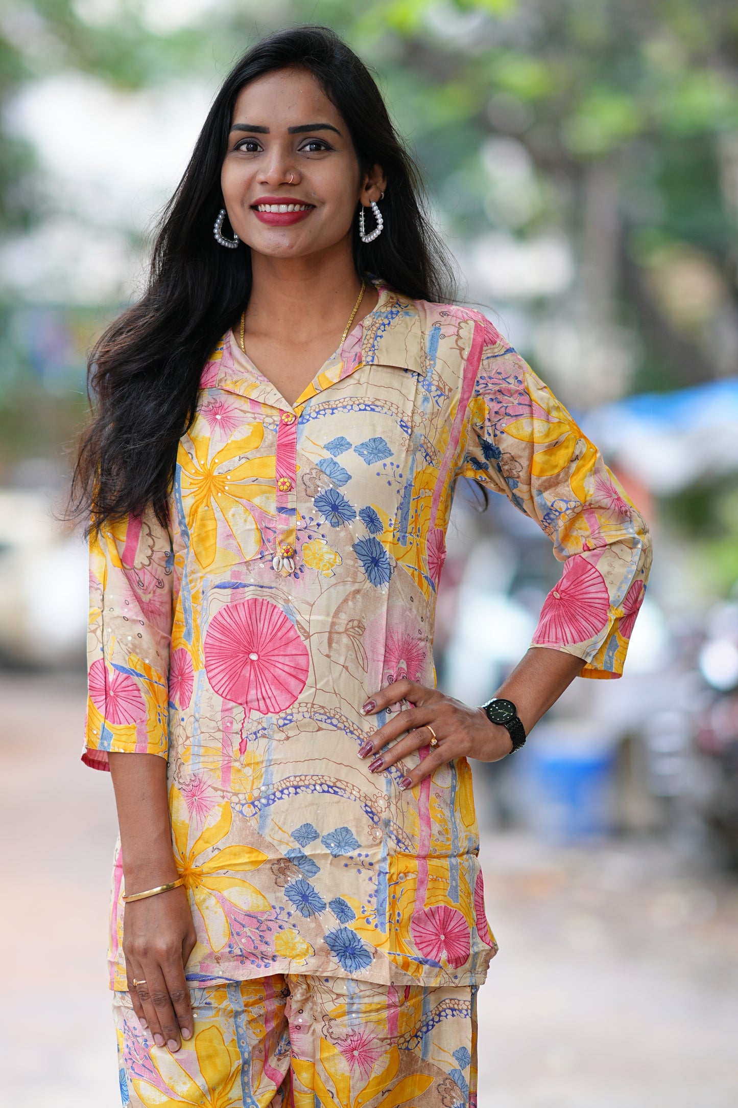 Preimum Viscose Chinon Silk Cordset