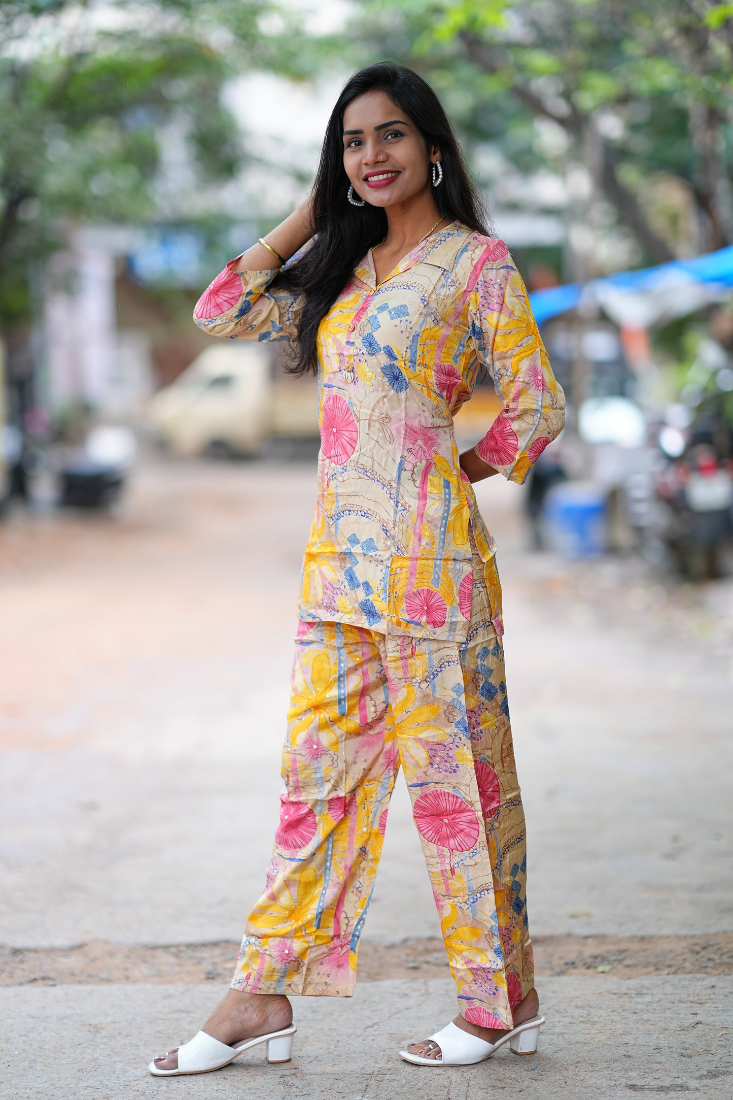 Preimum Viscose Chinon Silk Cordset