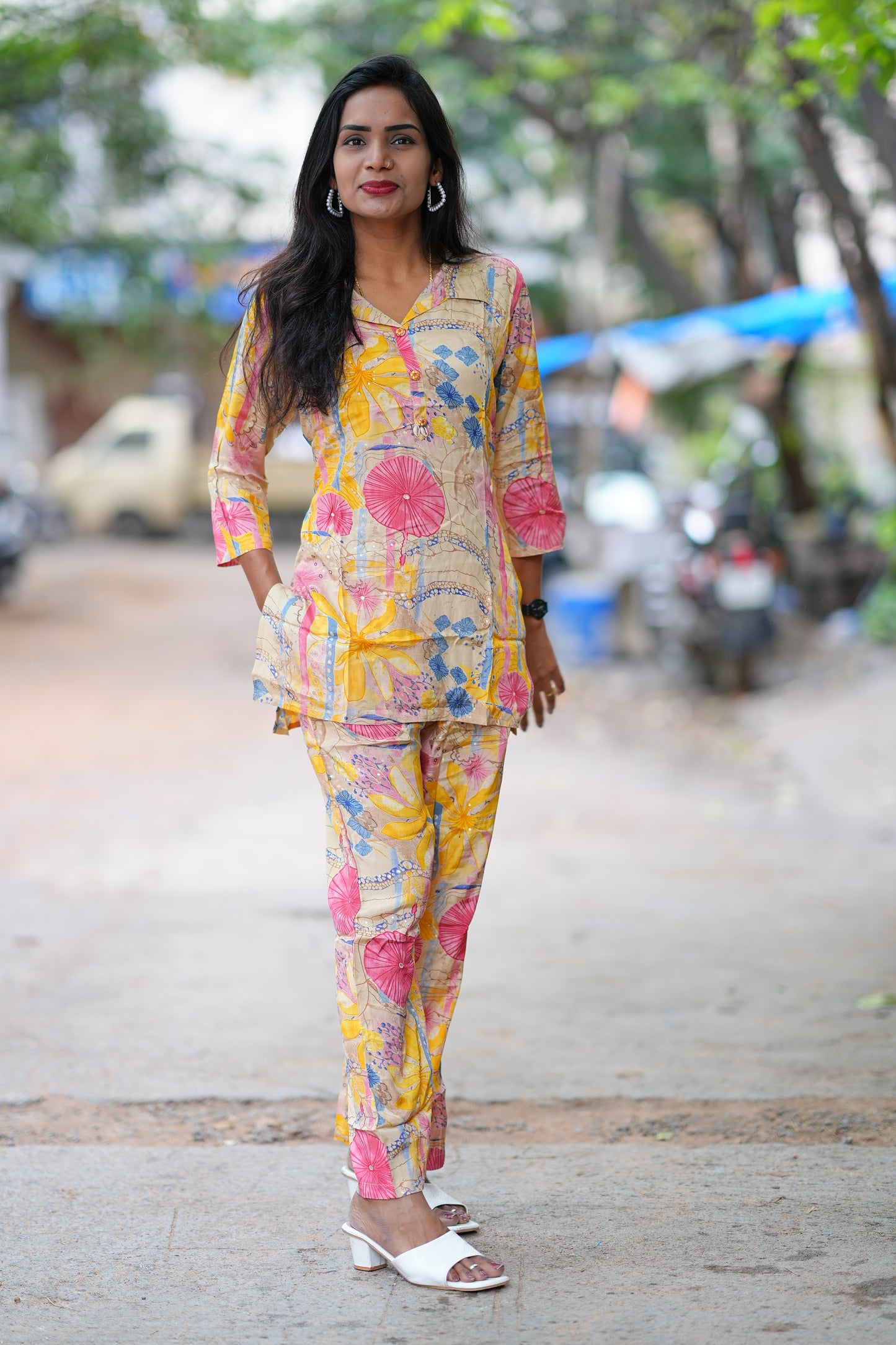 Preimum Viscose Chinon Silk Cordset