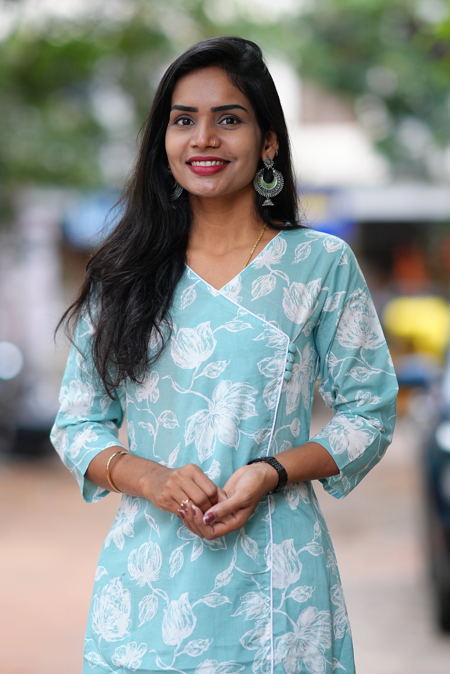 Light Green Jaipur Cotton Office Wear Cordset