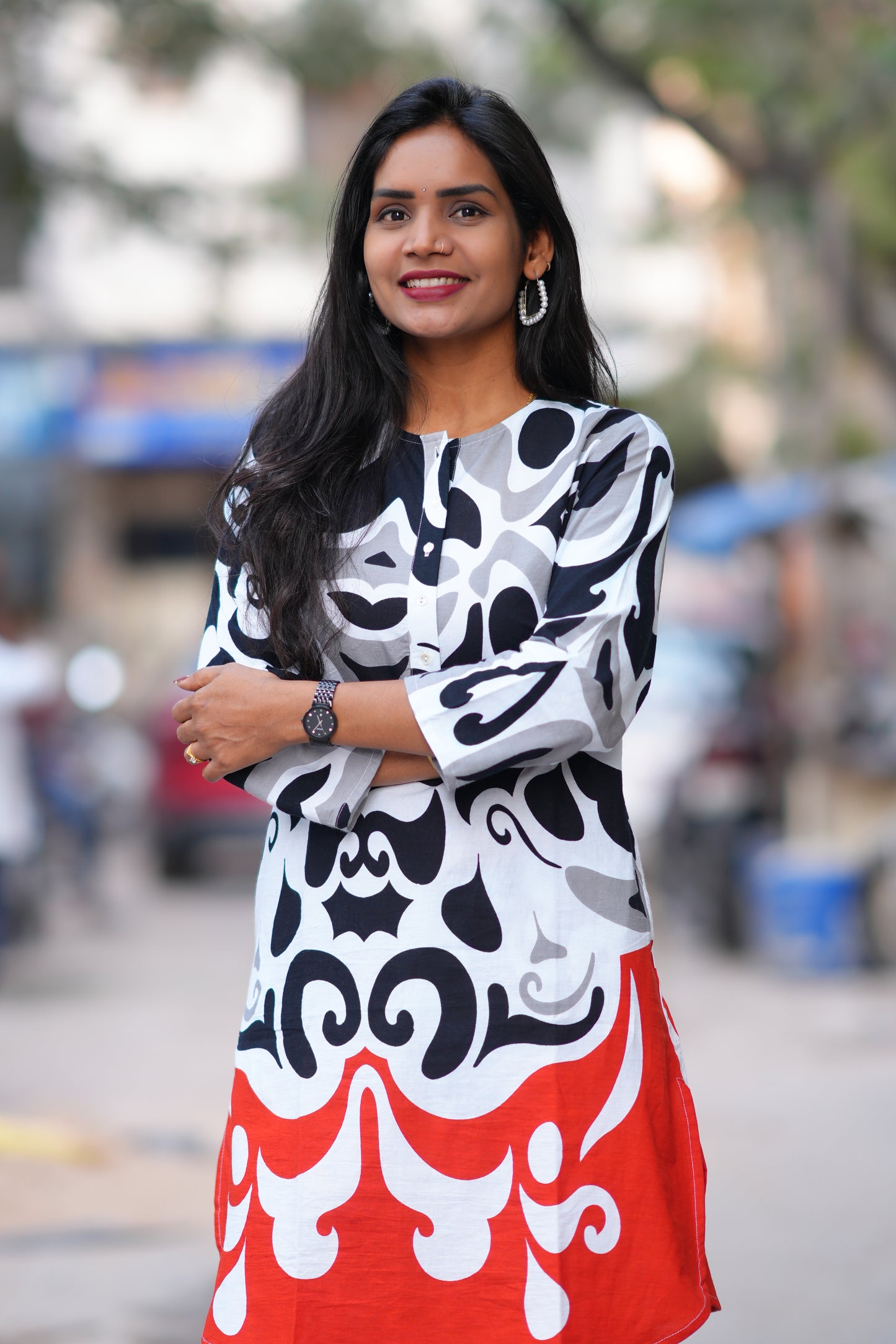 Zebra Style Jaipur Cotton Office Wear Cordset