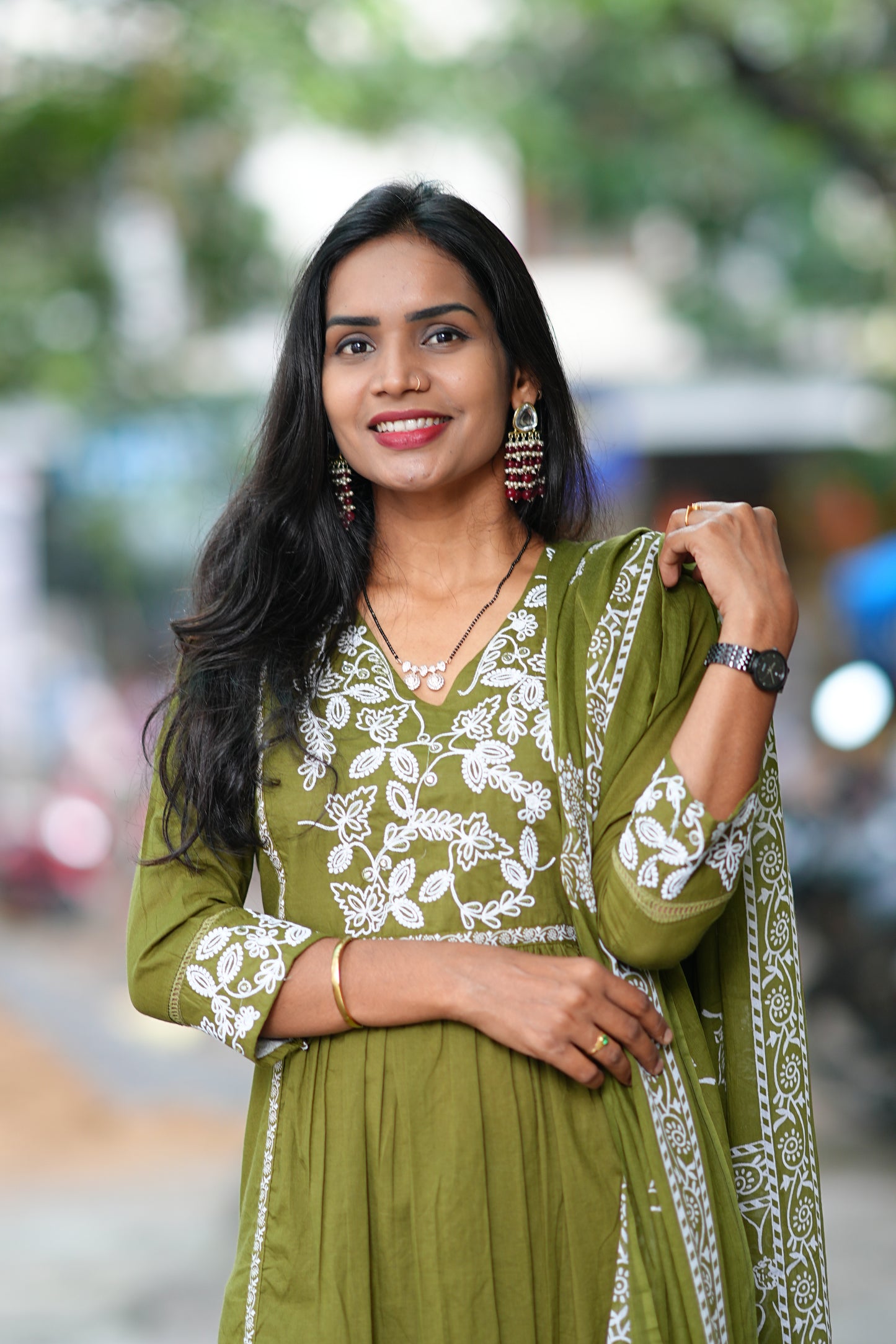 Mehndhi Green Exclusive Office Wear Collection in Jaipur Cotton