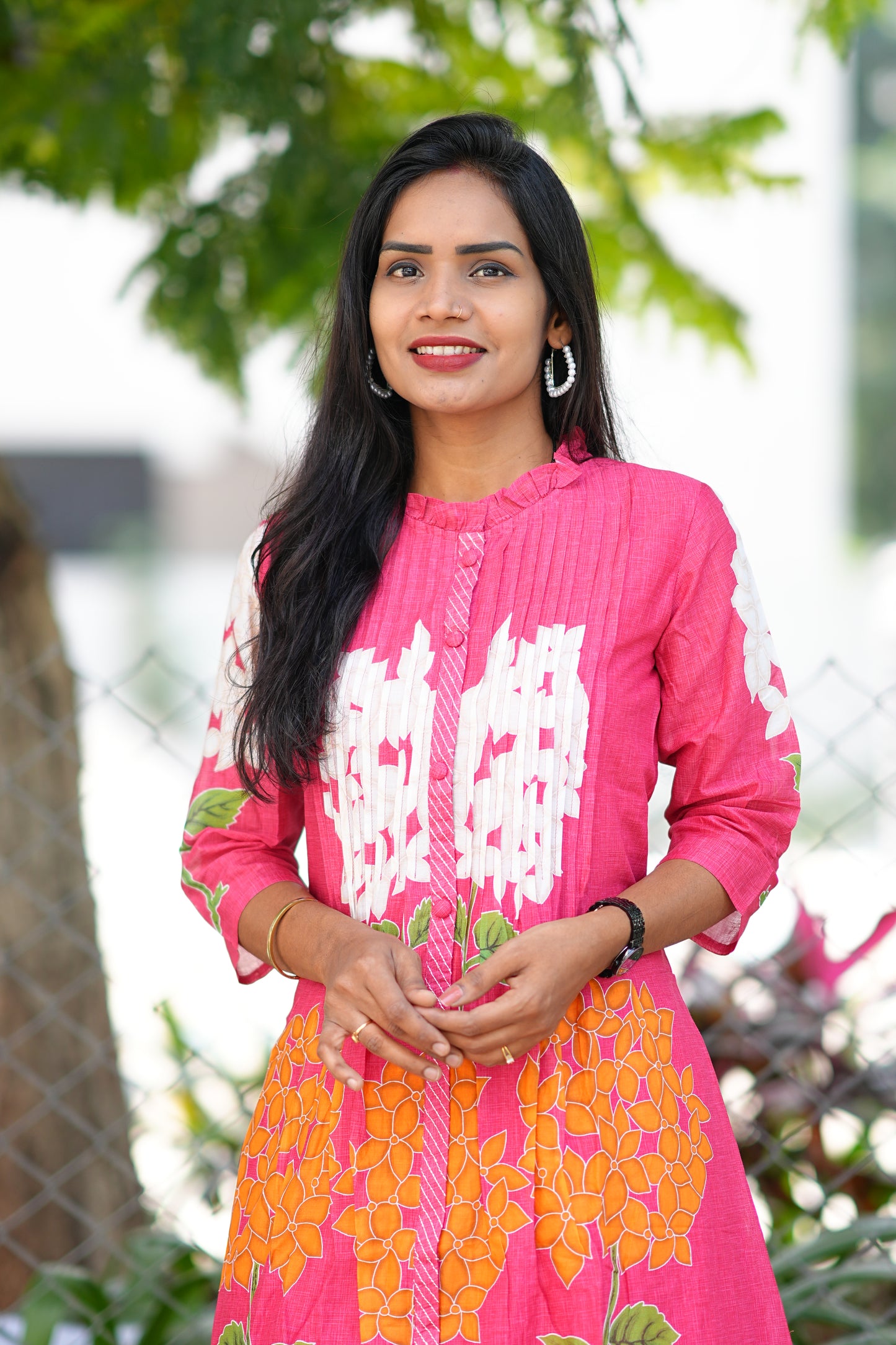 Pure Mul Cotton Desiner Wear Cordset With Lining