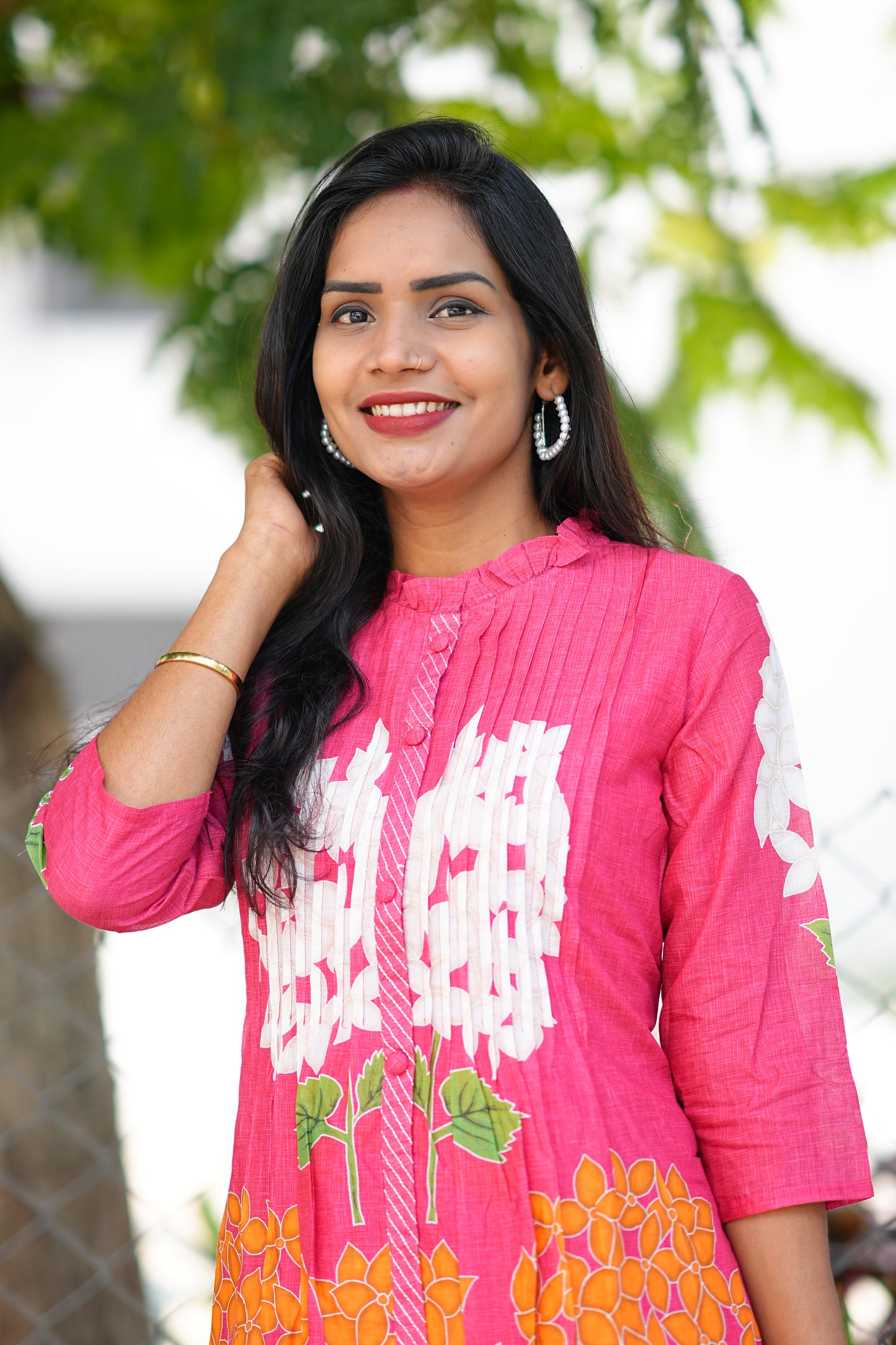 Pure Mul Cotton Desiner Wear Cordset With Lining