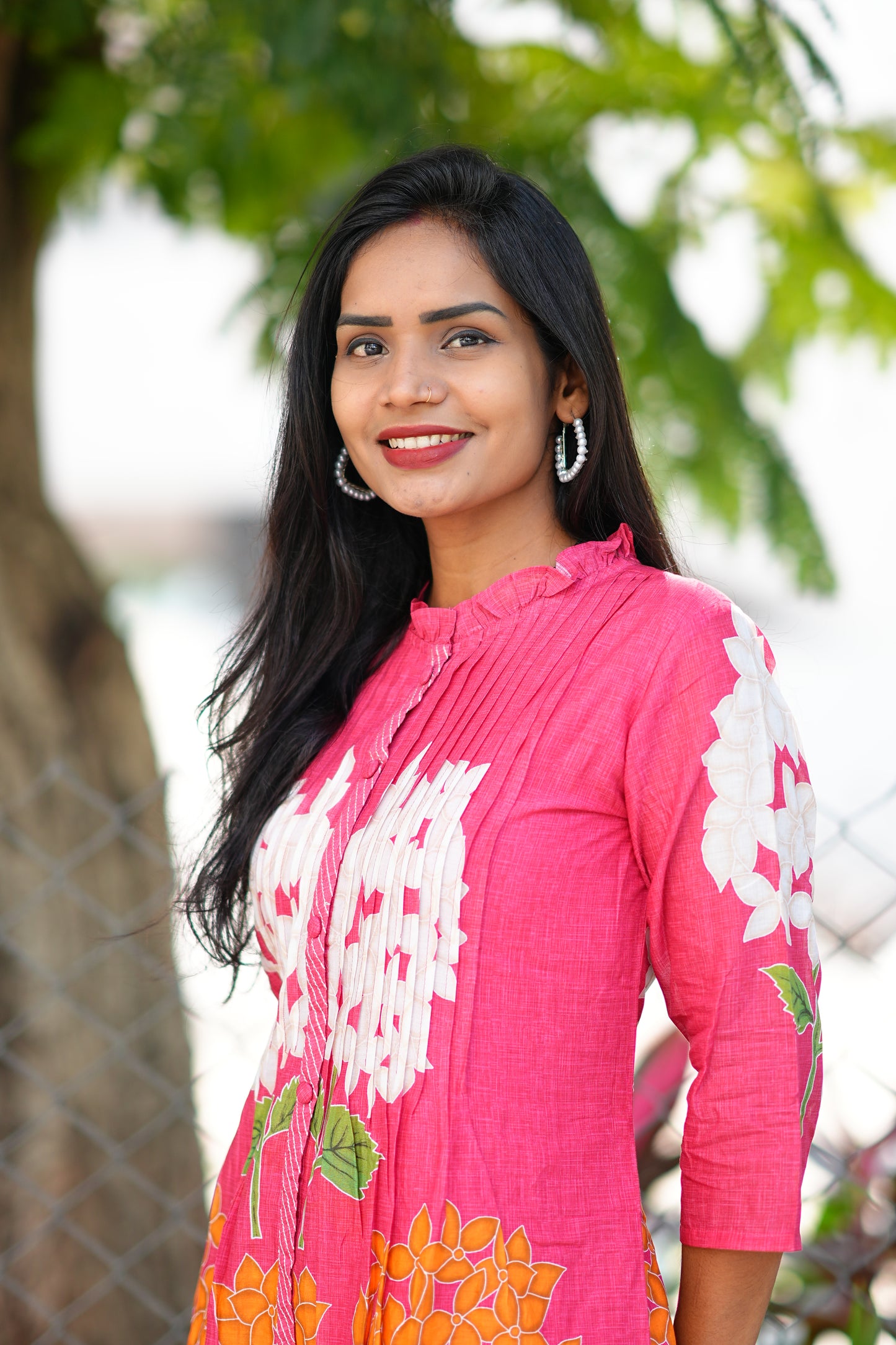 Pure Mul Cotton Desiner Wear Cordset With Lining