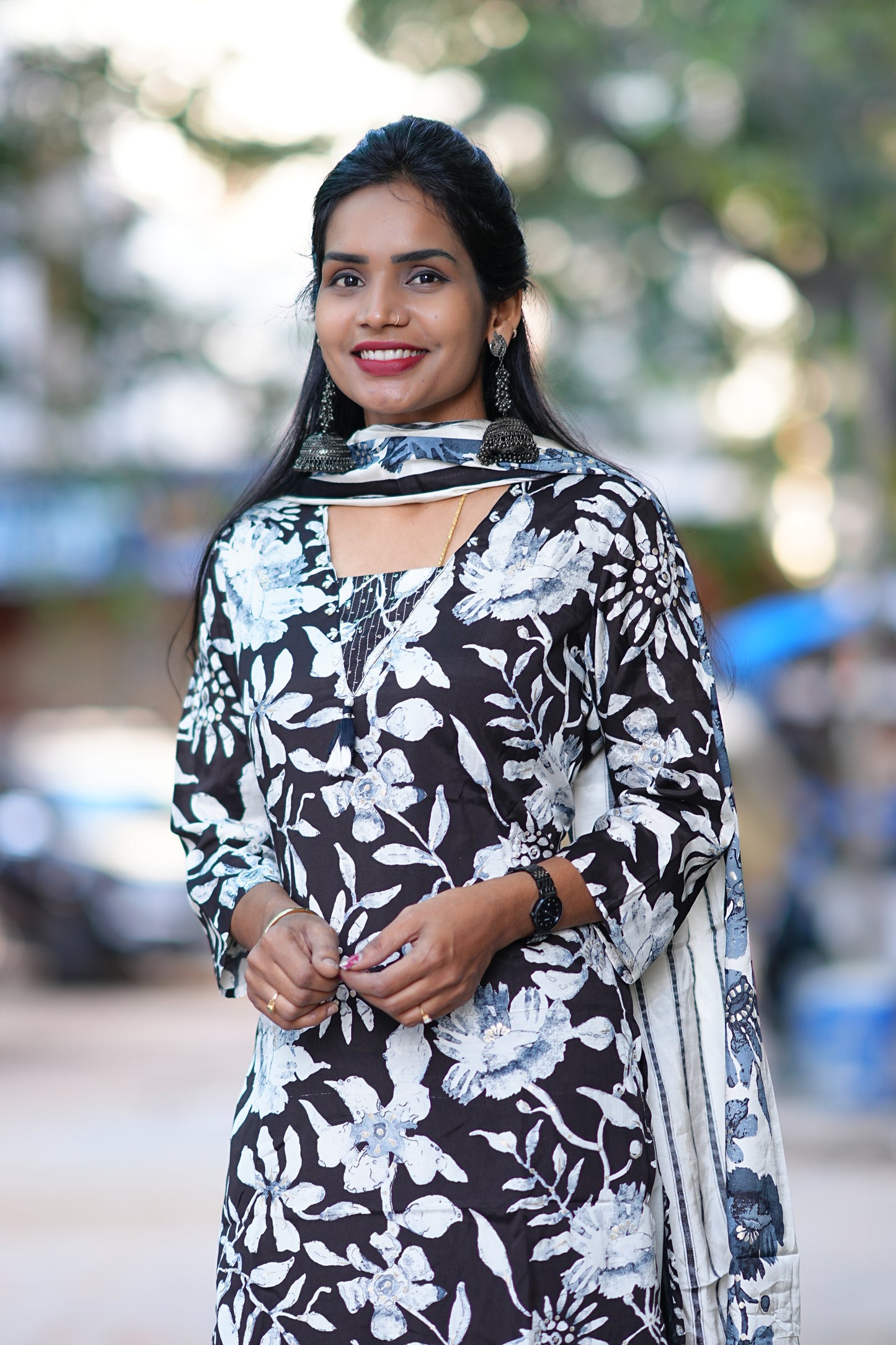 Desinger 3 Piece Set in Viscose Fabric with Cotton Lining