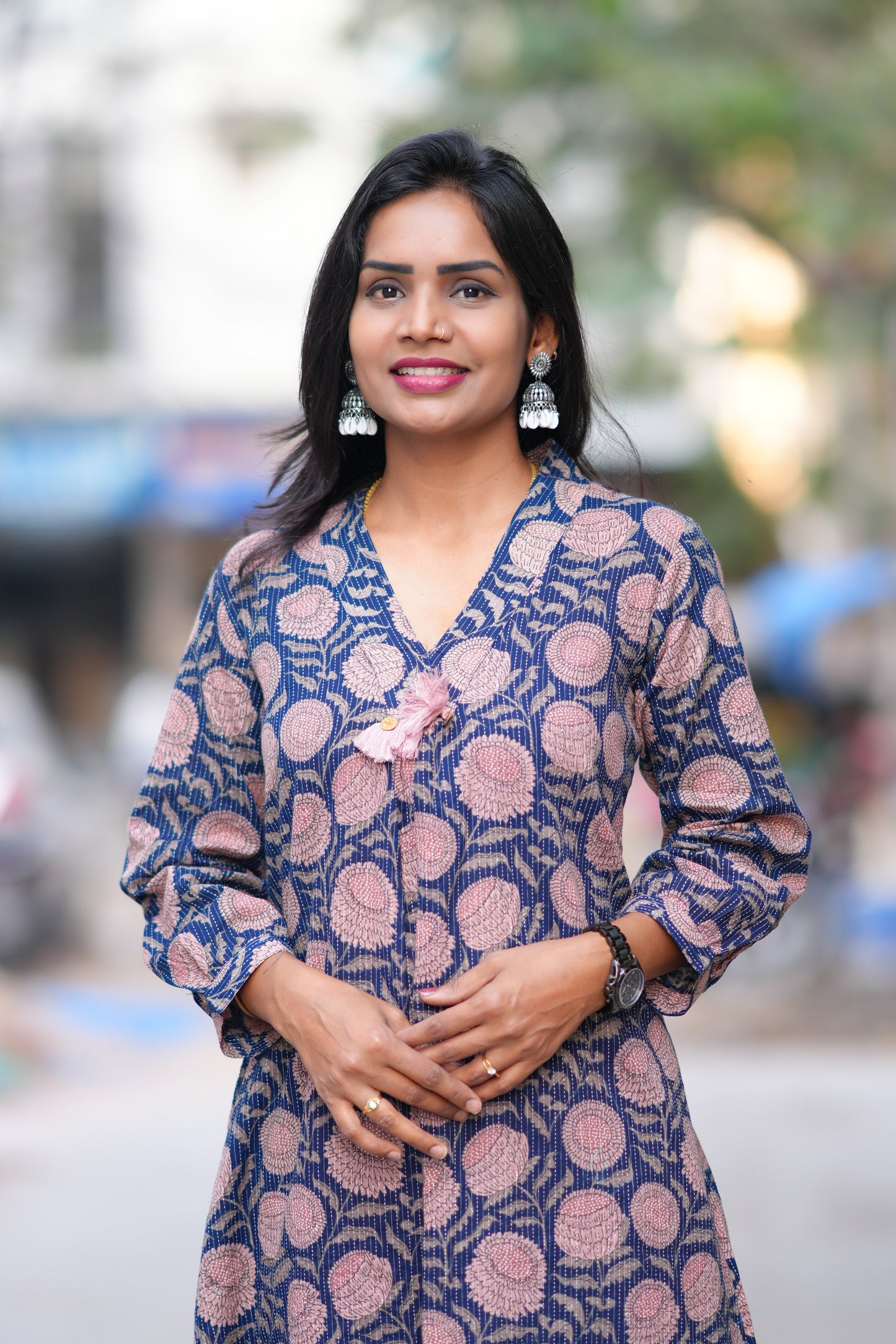 Jaipur Cotton Cordset With Booti Block Print