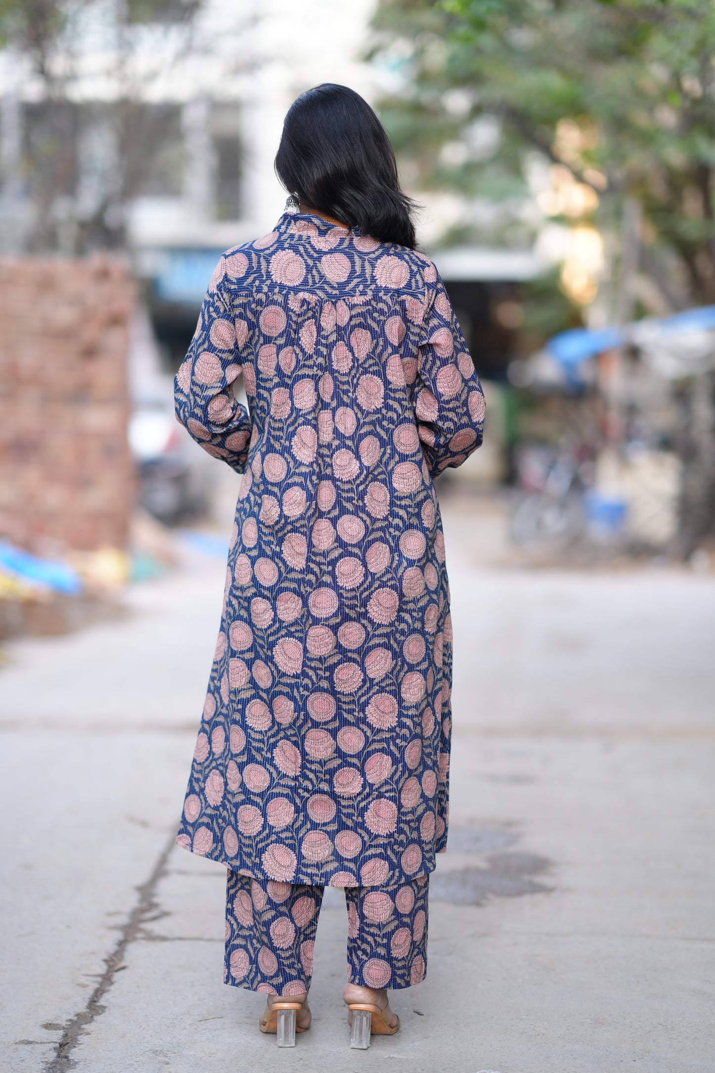 Jaipur Cotton Cordset With Booti Block Print