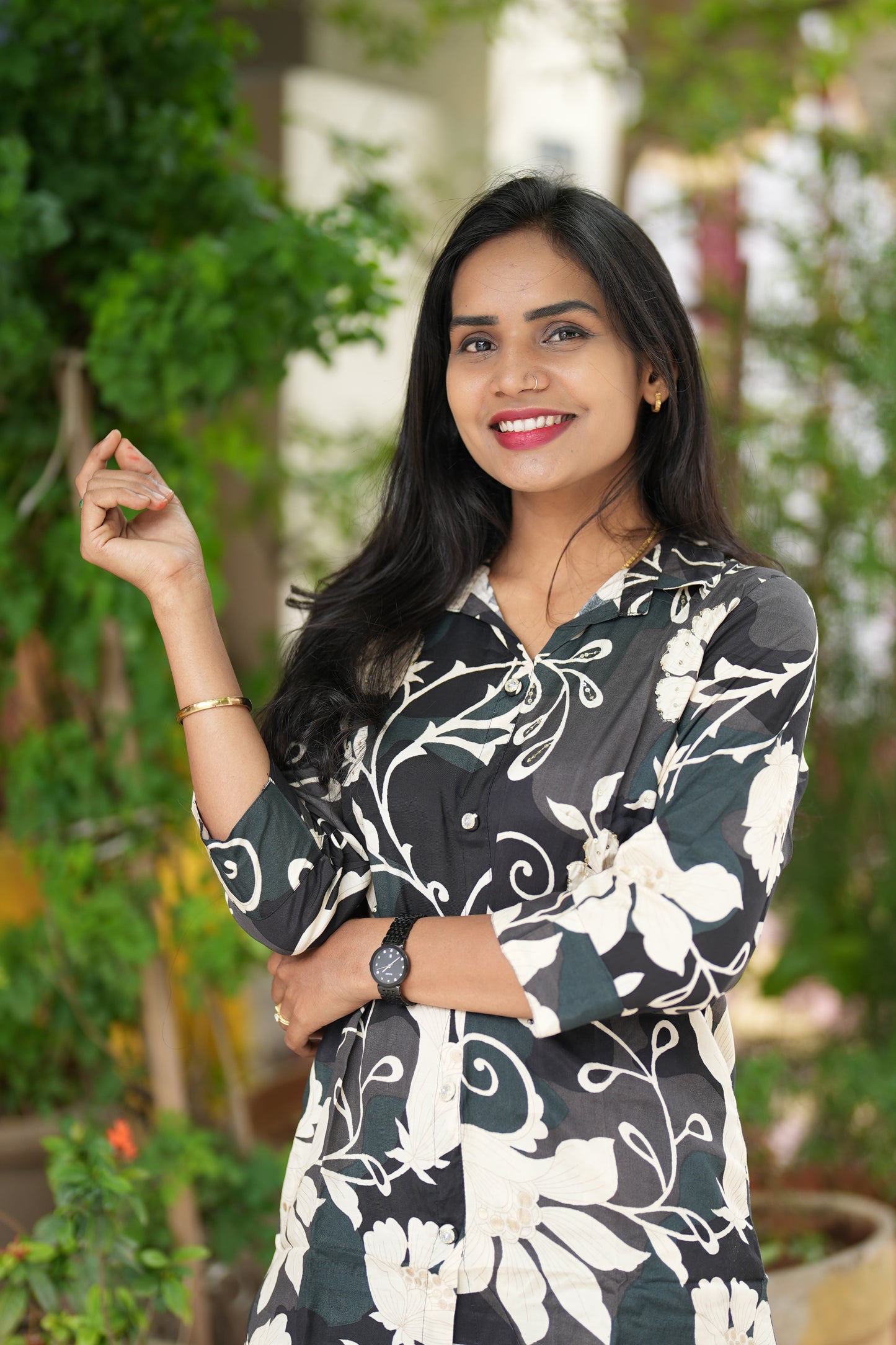 Black Color Pure Lenzing Silk Coord Set