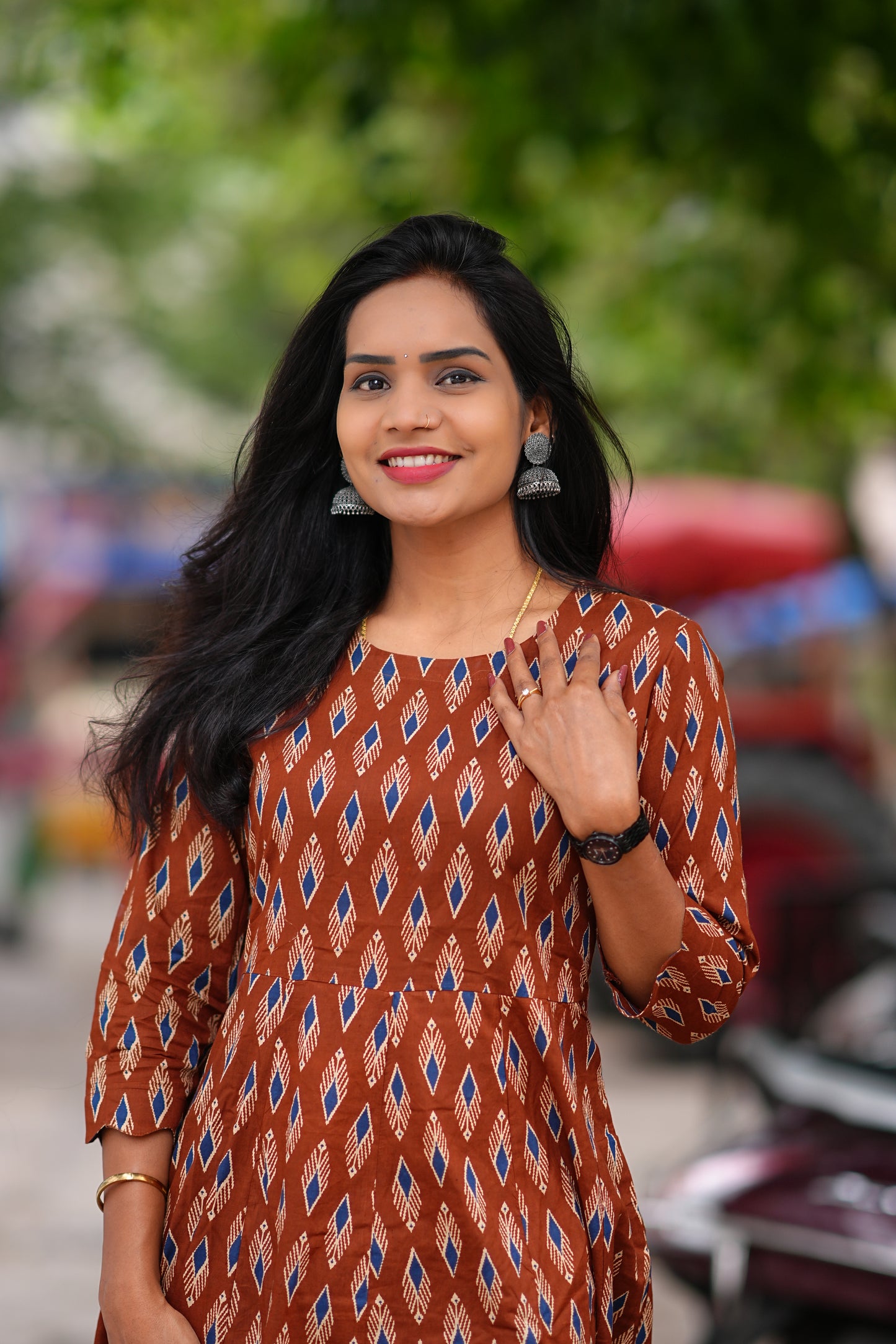 Office Wear Jaipur Cotton A Line Cord Set