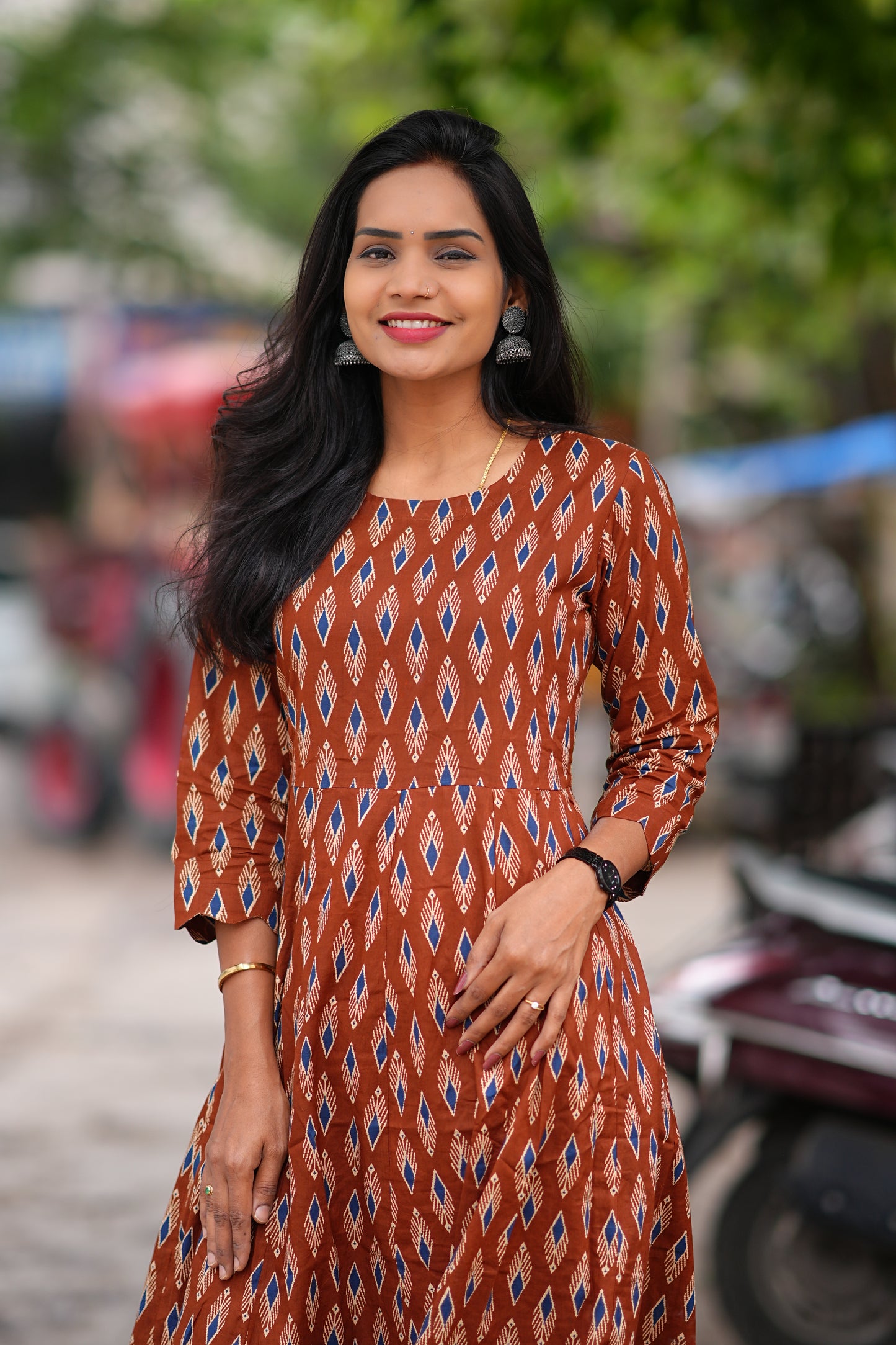 Office Wear Jaipur Cotton A Line Cord Set