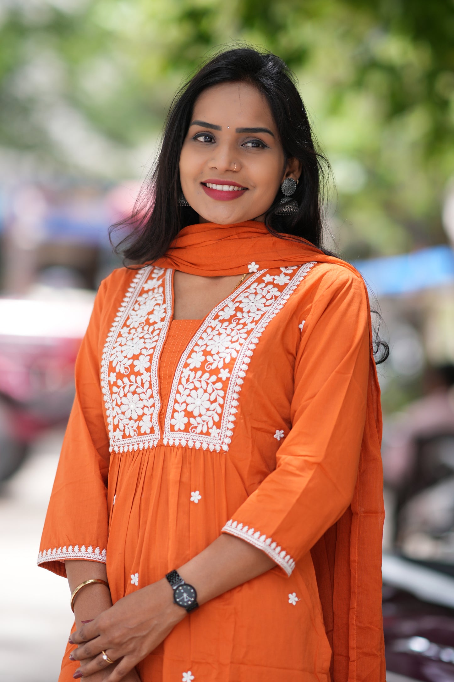 Jaipur Cotton Office Wear 3 Piece Set With thread Embroidary Work