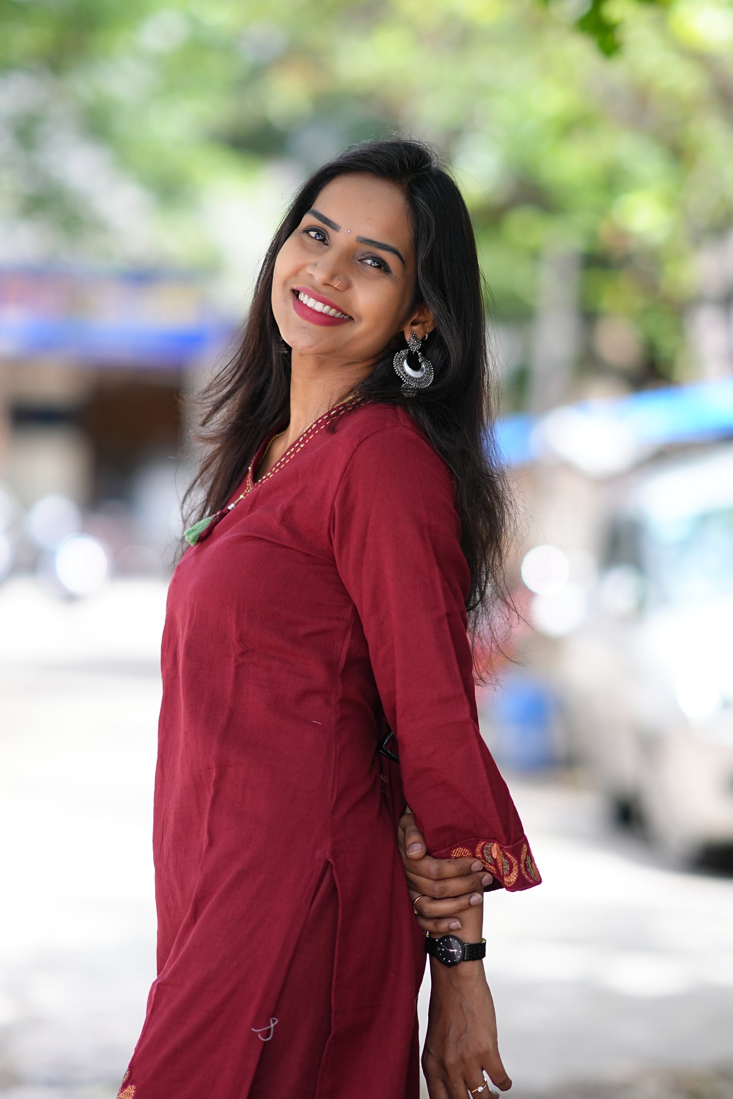 Beautiful Cord Set With Thread Embroidery Work