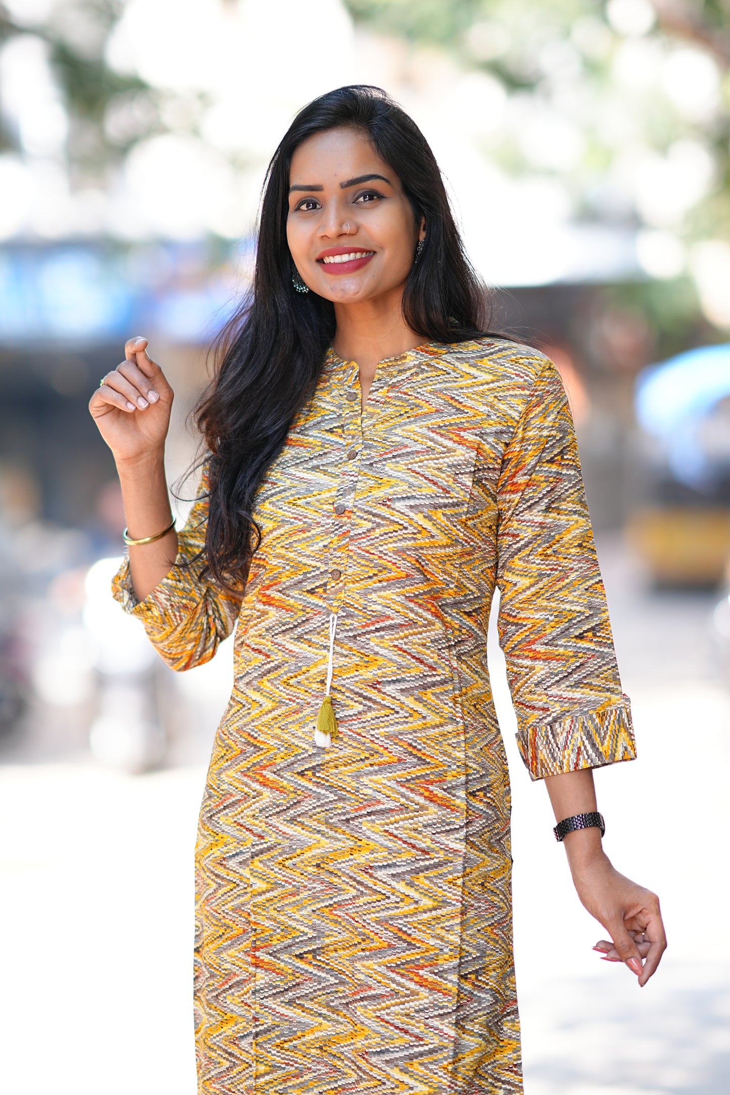 Rayon Single kurti for Office Wear