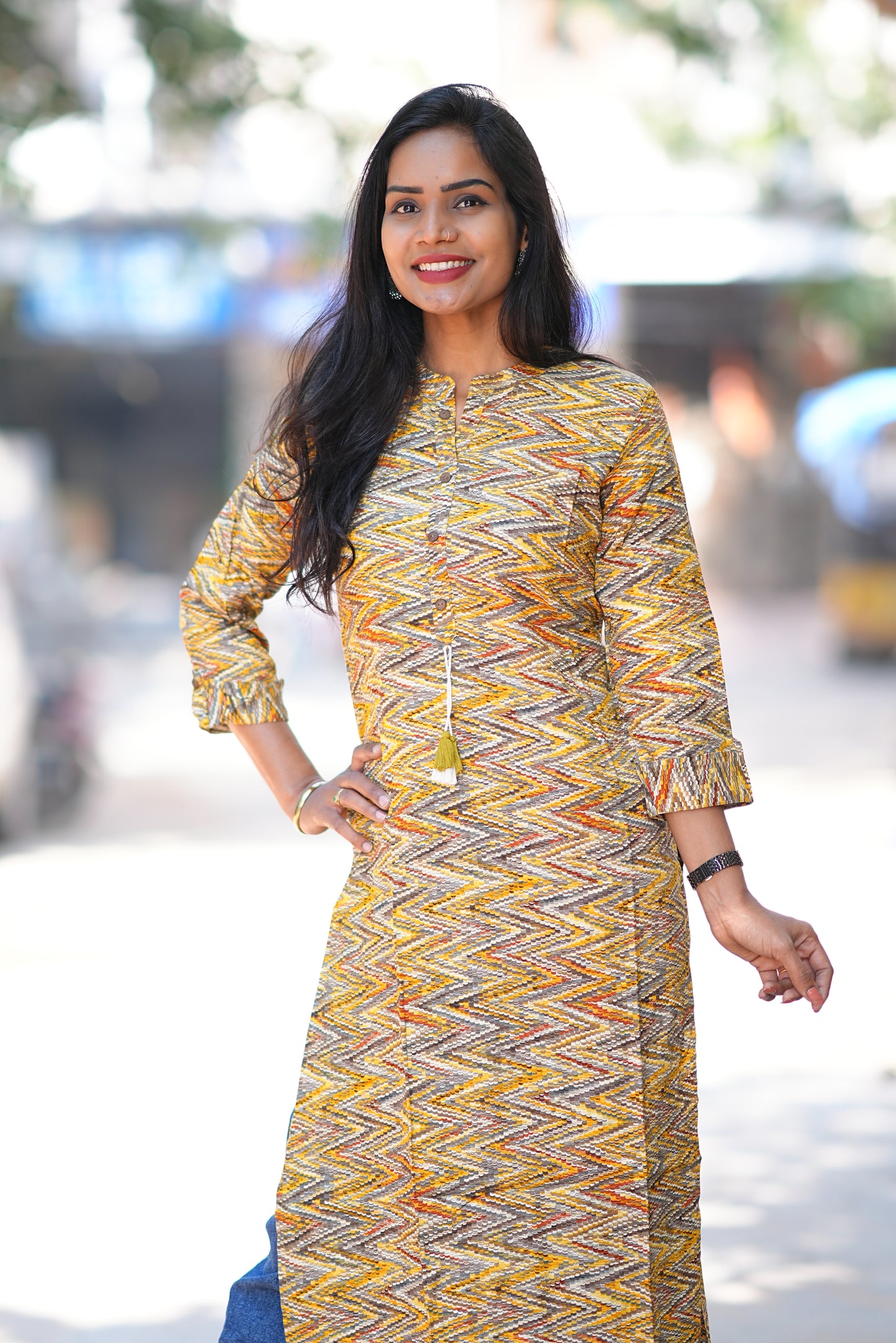 Rayon Single kurti for Office Wear