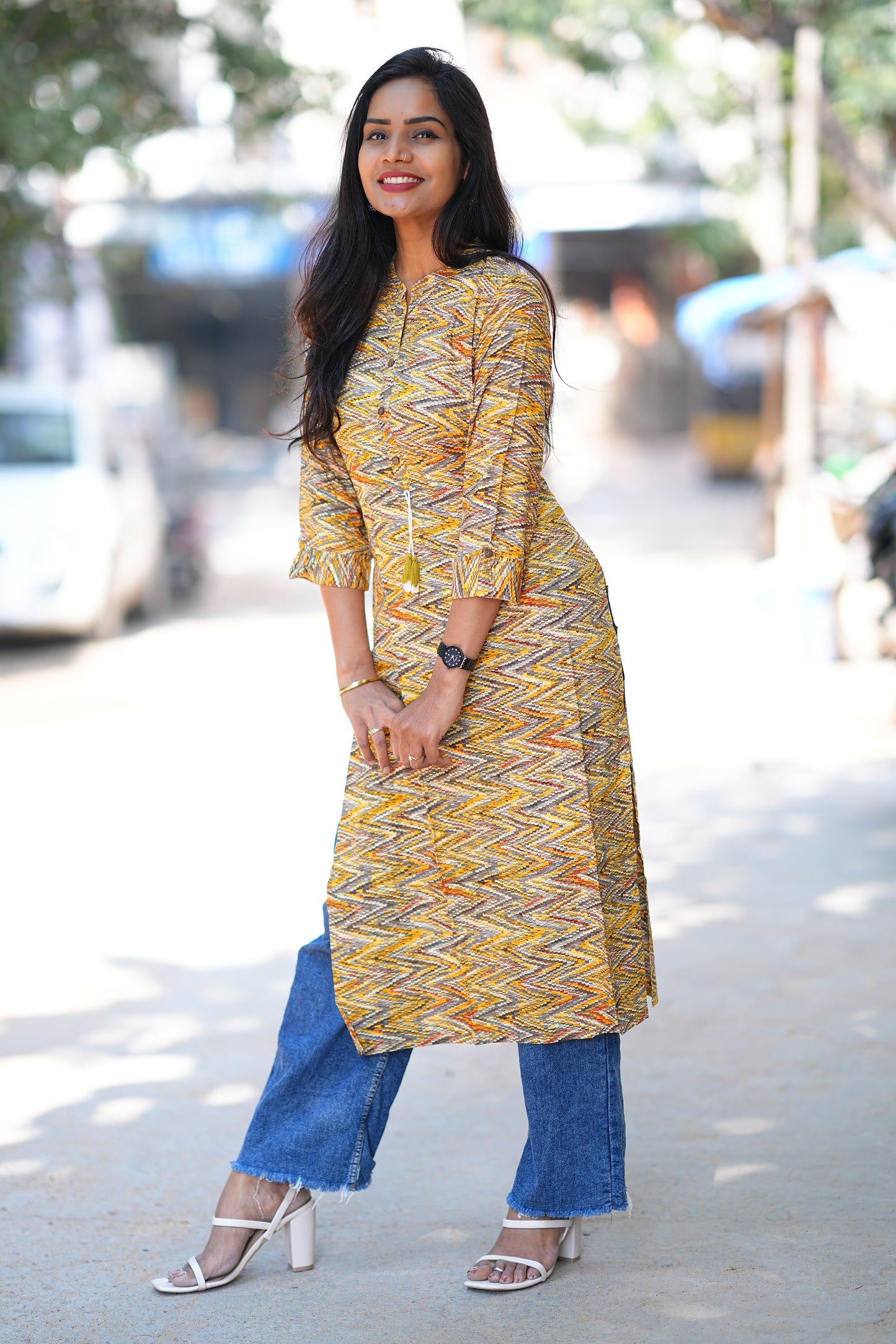 Rayon Single kurti for Office Wear