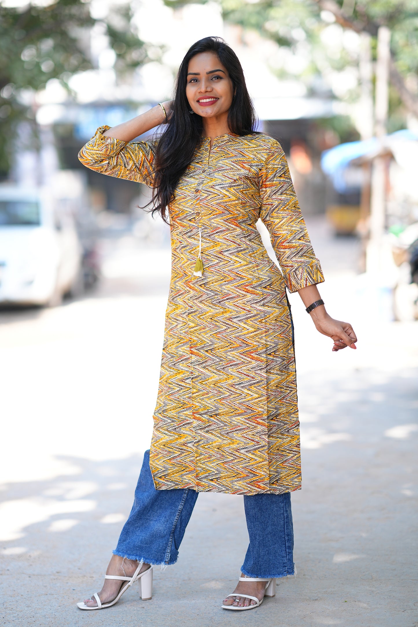 Rayon Single kurti for Office Wear