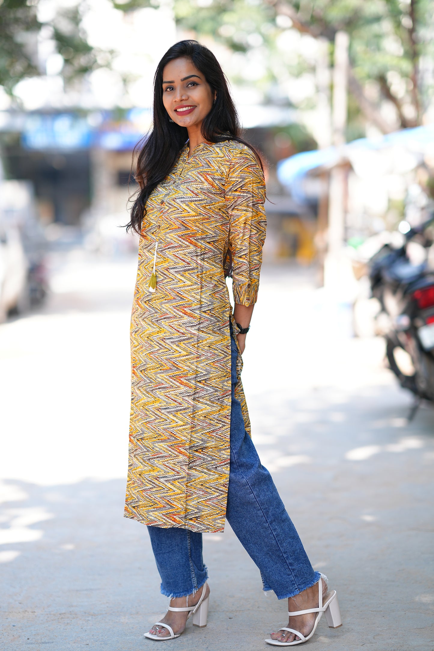 Rayon Single kurti for Office Wear