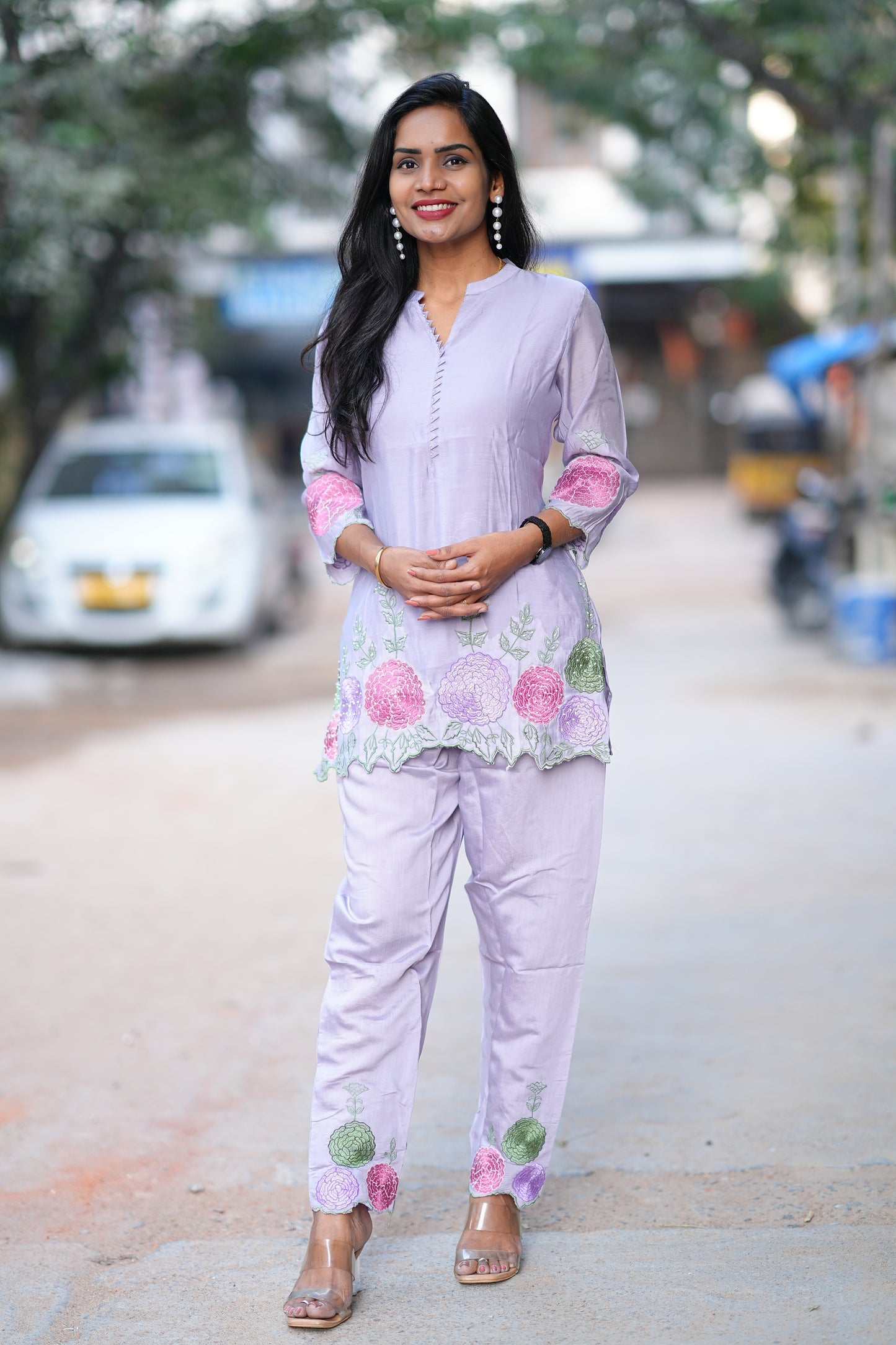 Pure Mul Chandher Designer Wear Cordset