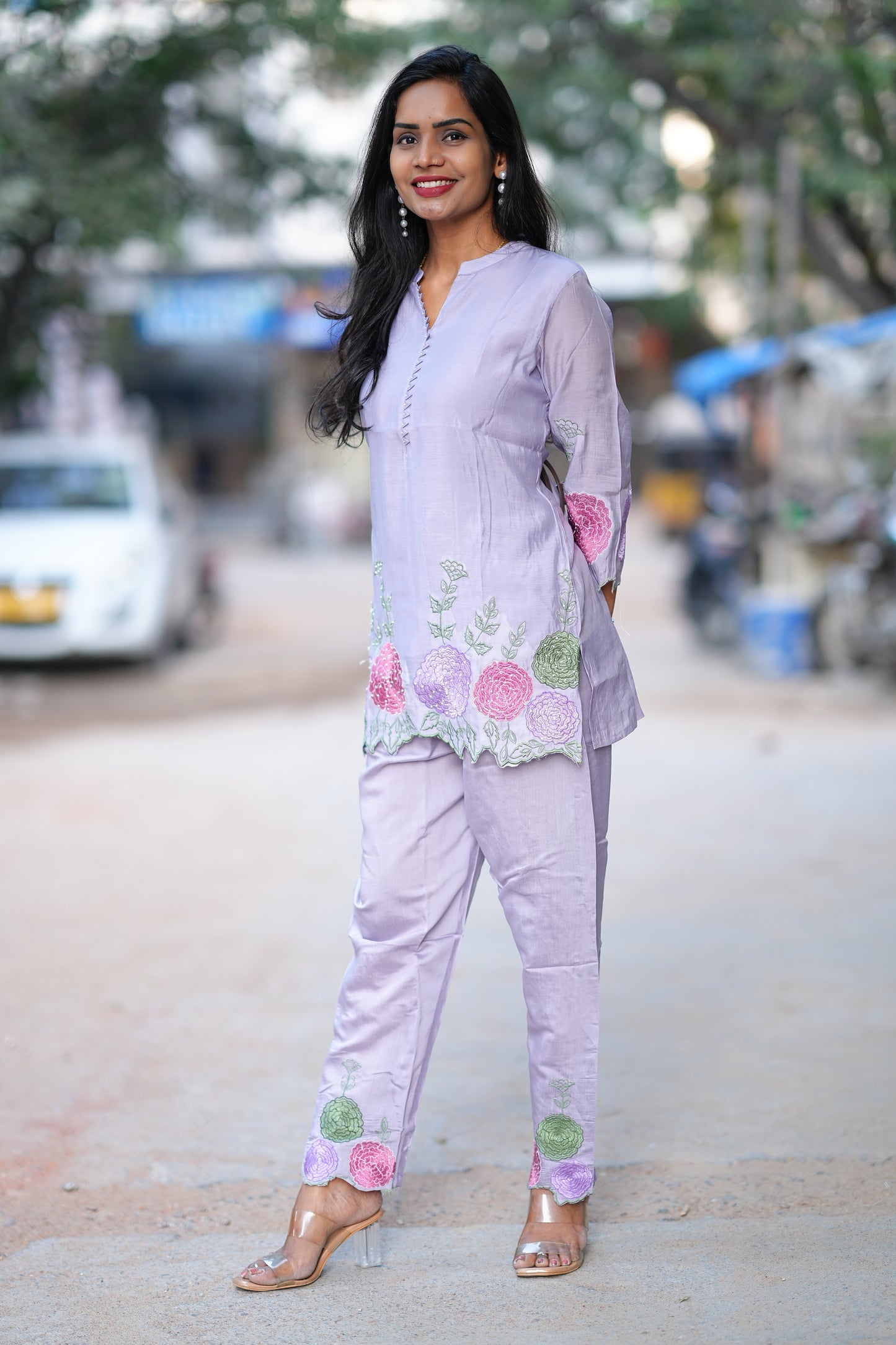 Pure Mul Chandher Designer Wear Cordset