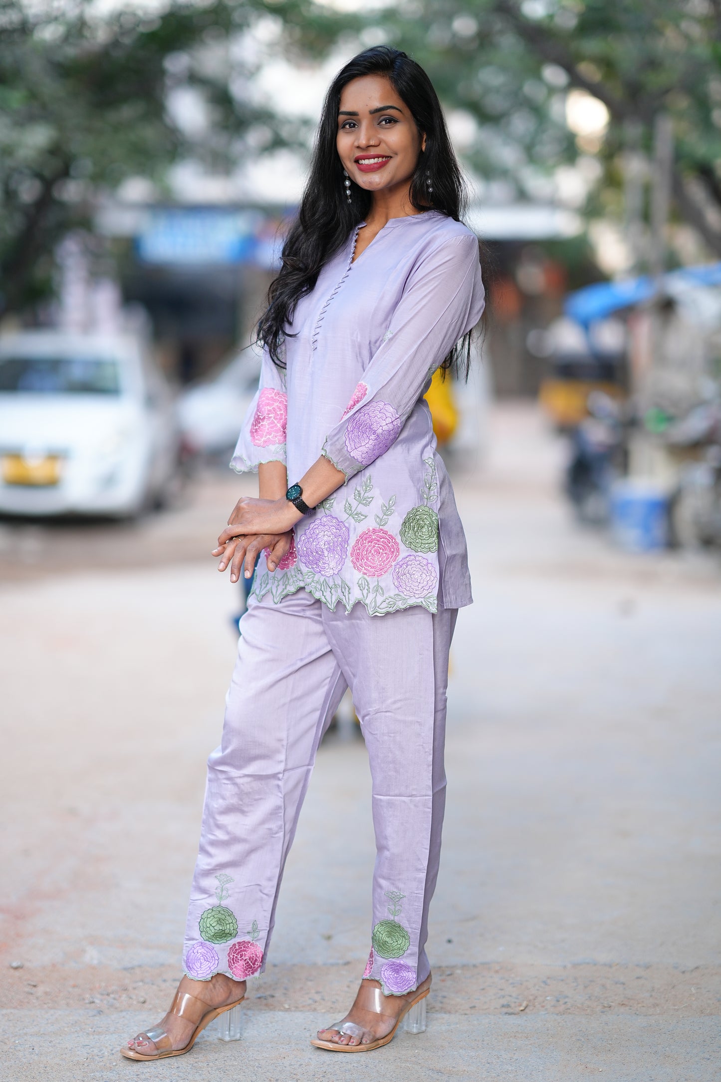 Pure Mul Chandher Designer Wear Cordset