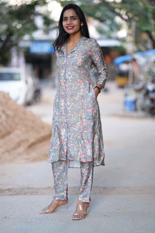 Floral Print Cordset