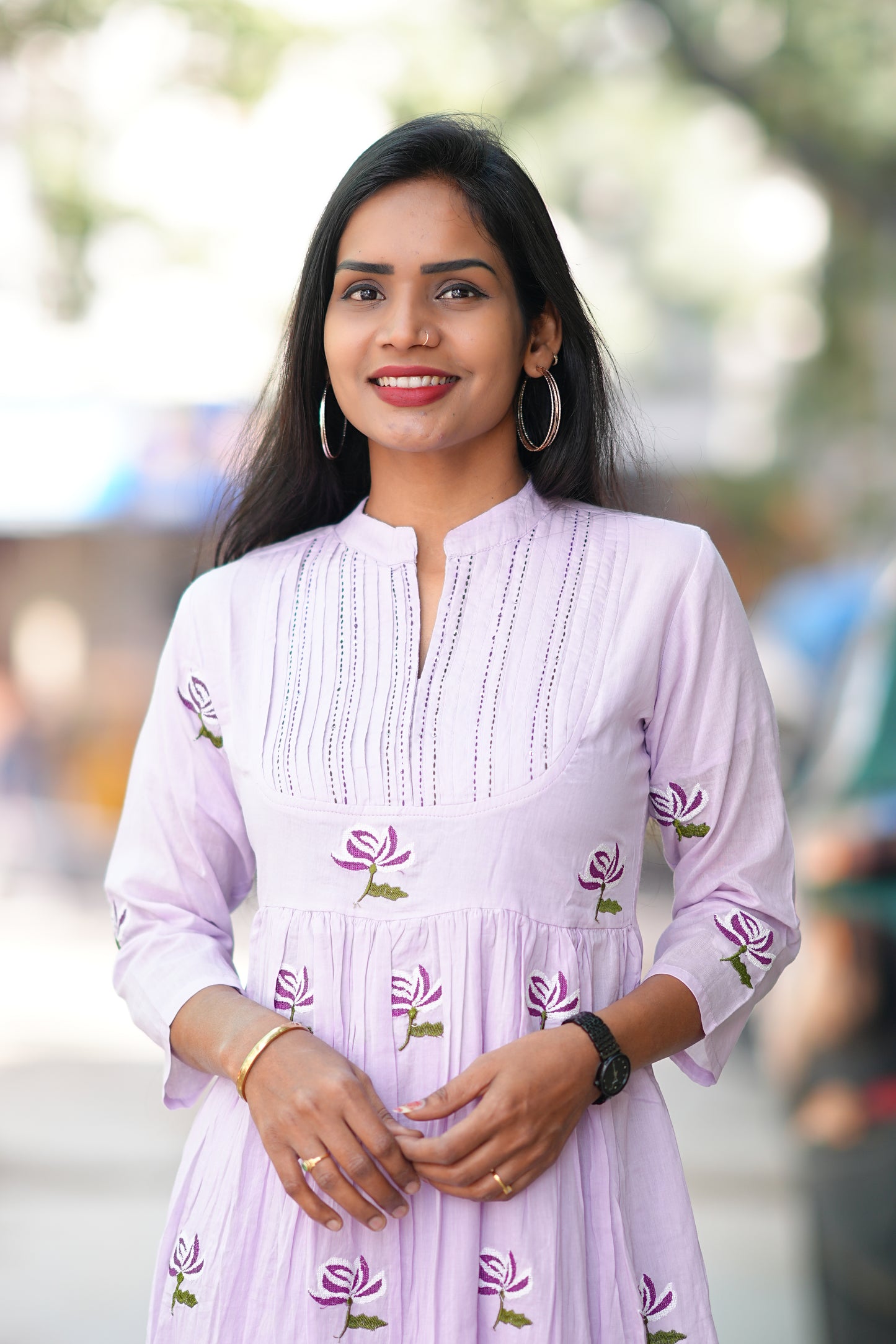 Pure Mul cotton Cord Set With Embroidery Work