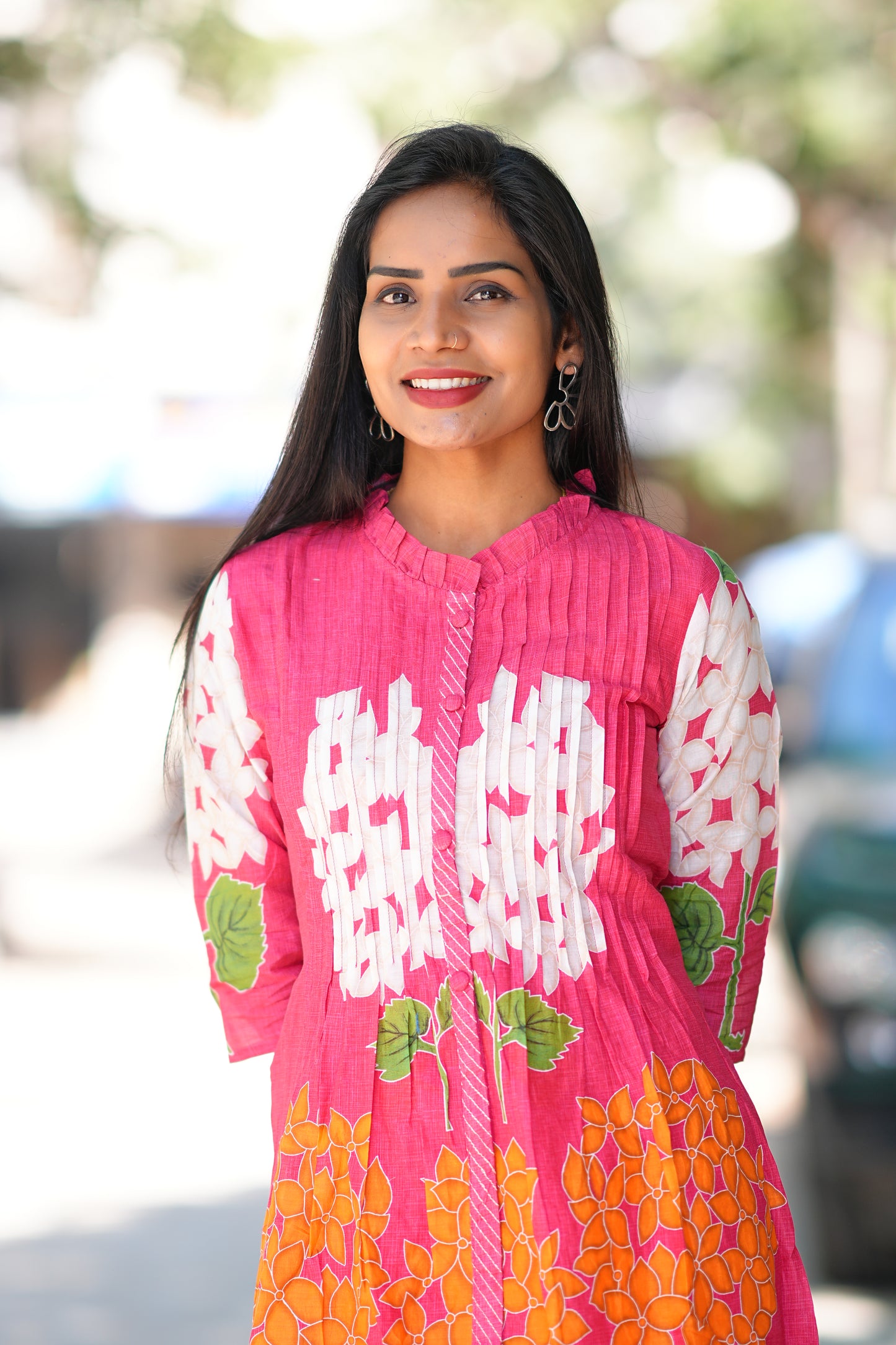 Pure Mul Cotton Designer Wear Cordset With Complete Lining