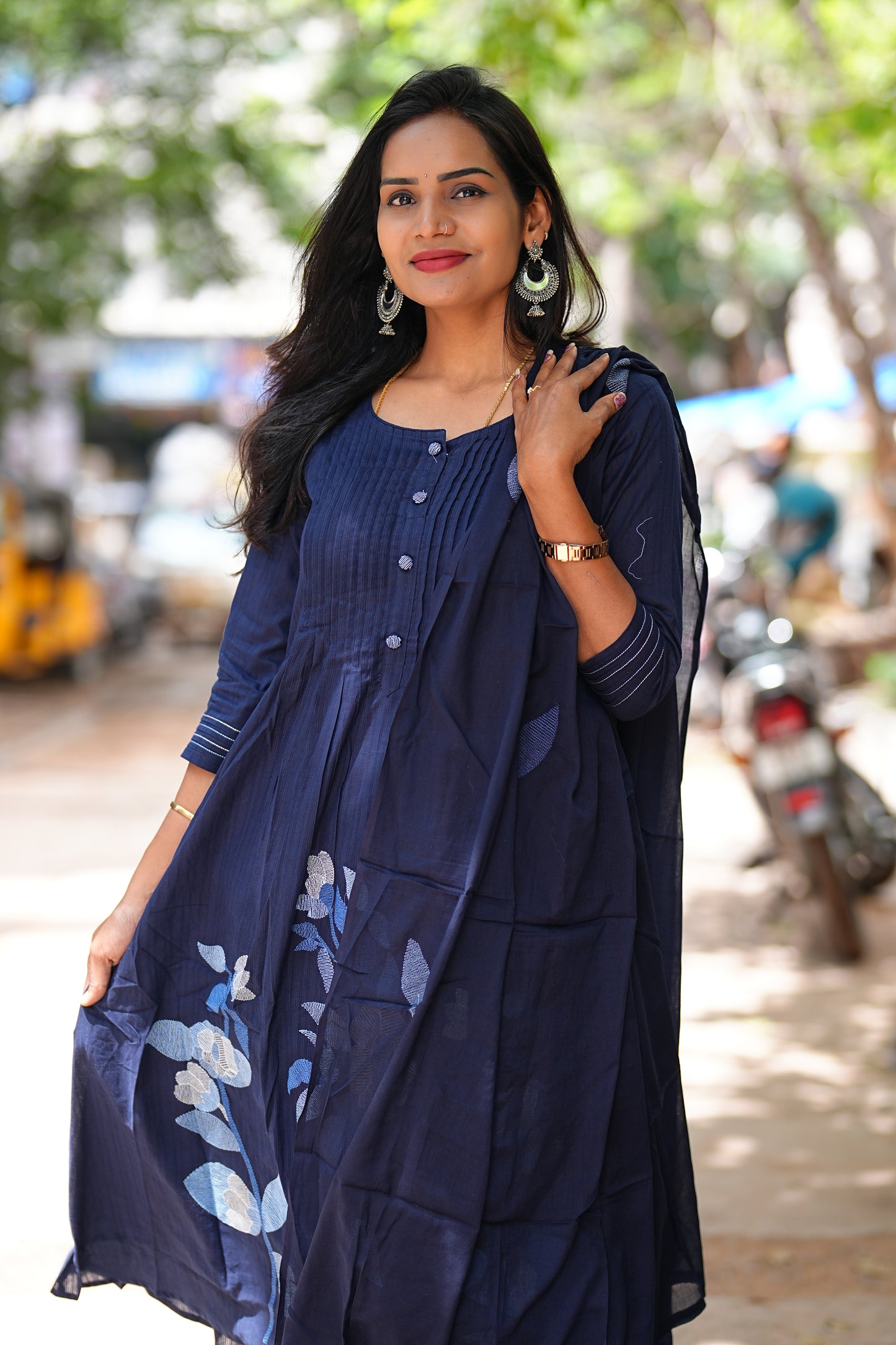 Heavy Mul Cotton 3 Piece Set With Complete Lining