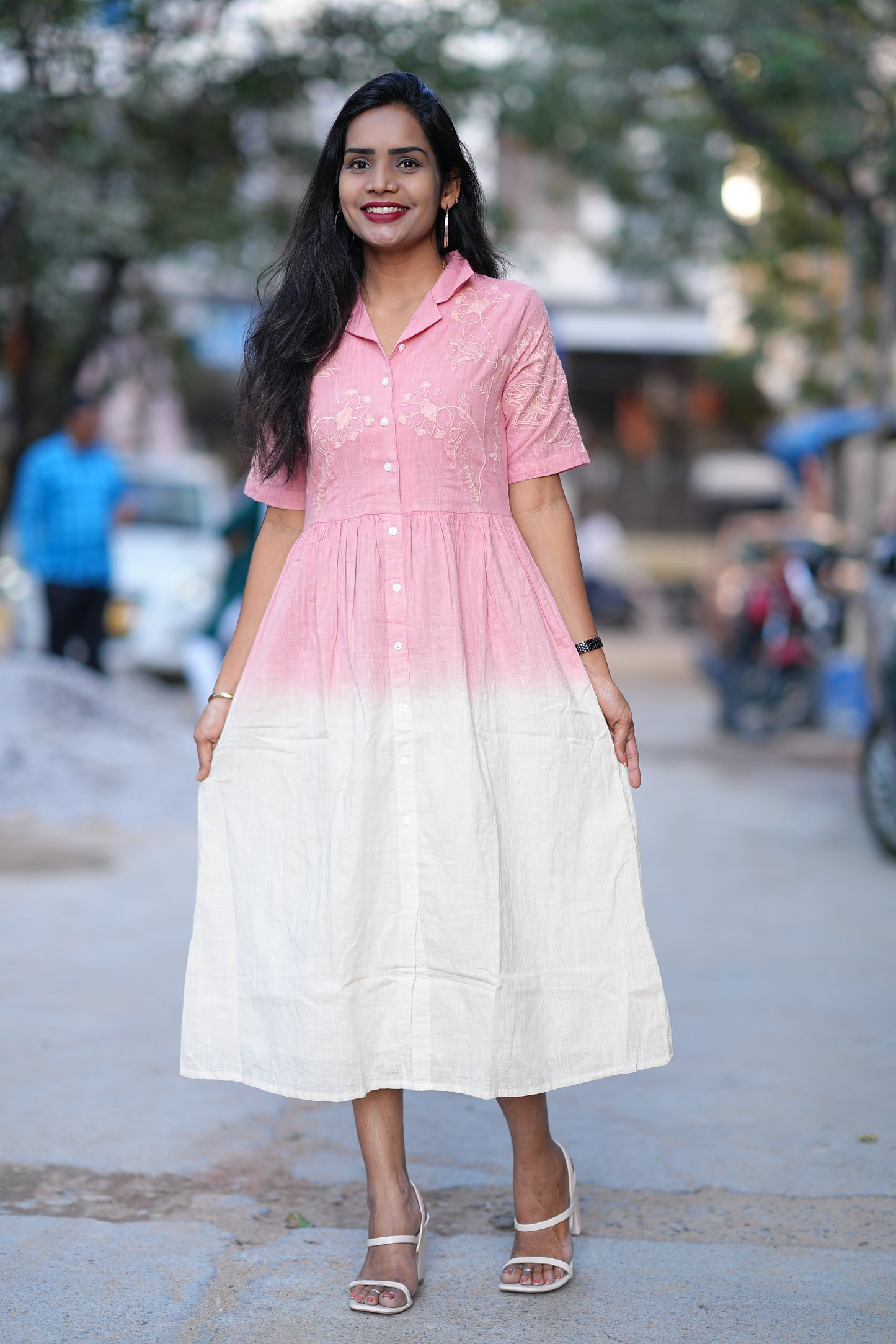 Multi Color Premium Party Wear Maxi With Embroidery work