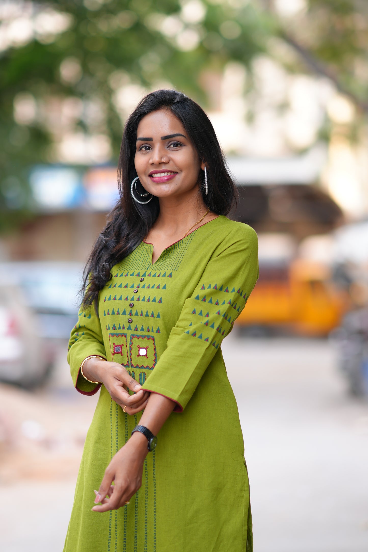 Mehendhi Green Color Flex Cotton Cordset