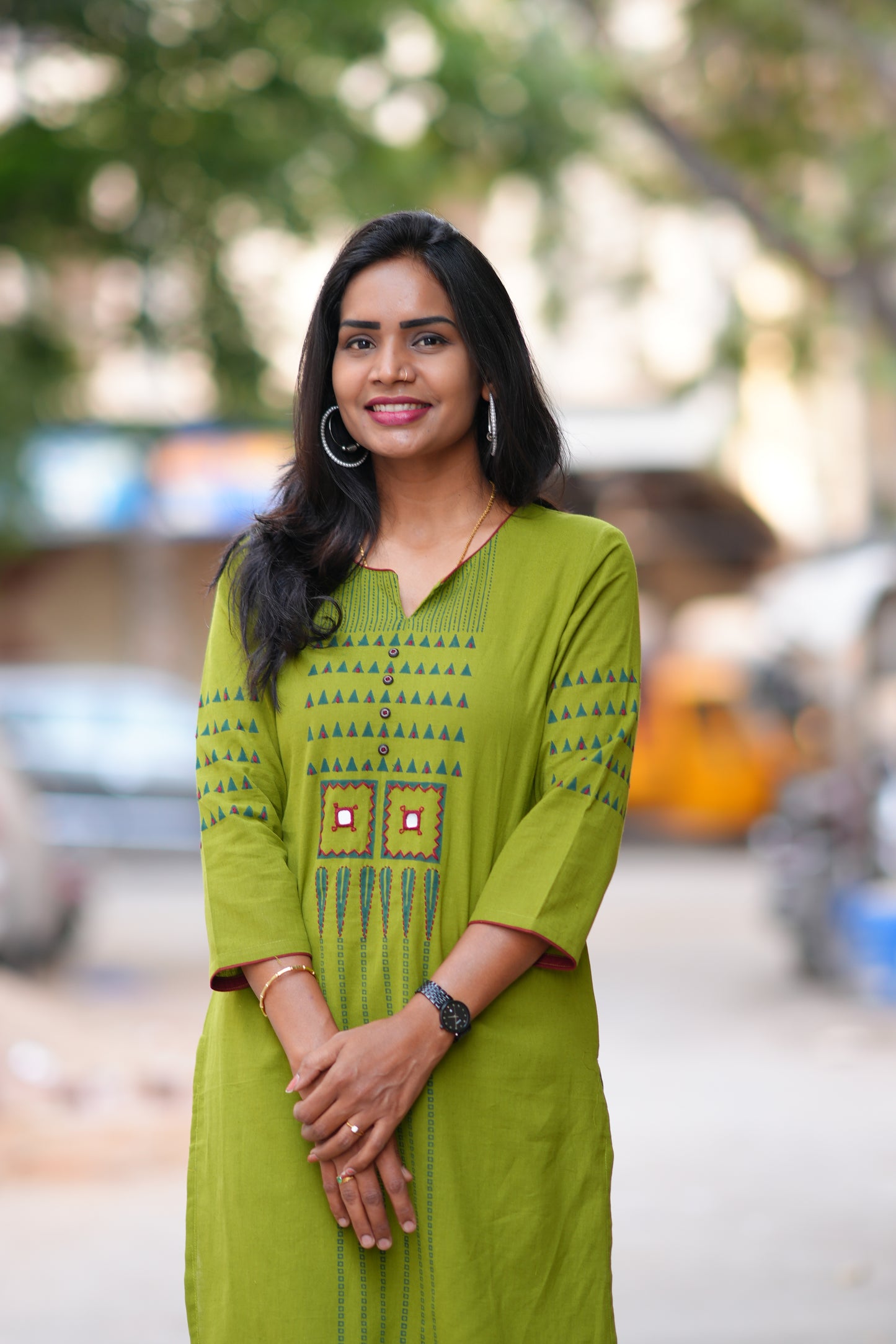 Mehendhi Green Color Flex Cotton Cordset
