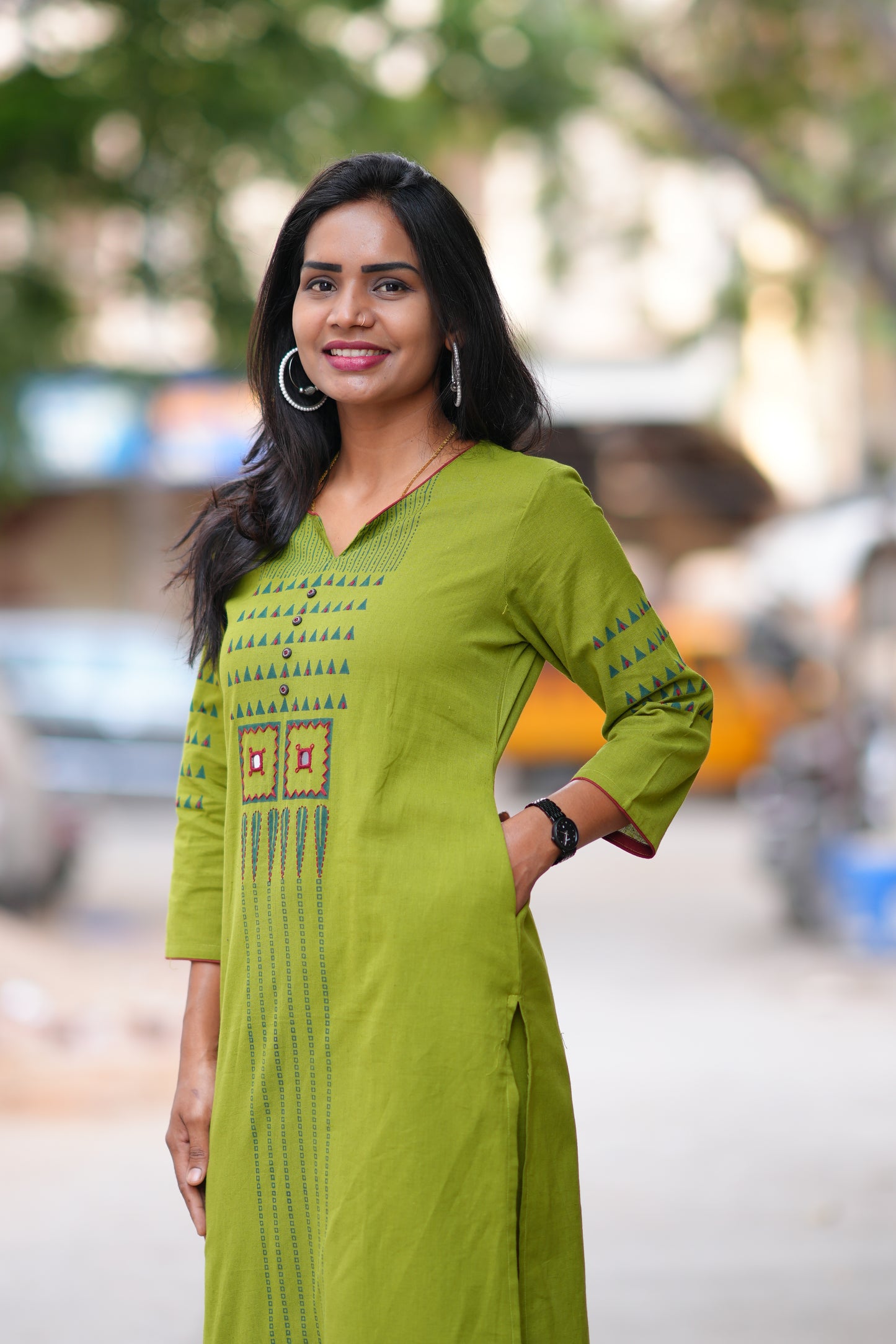 Mehendhi Green Color Flex Cotton Cordset