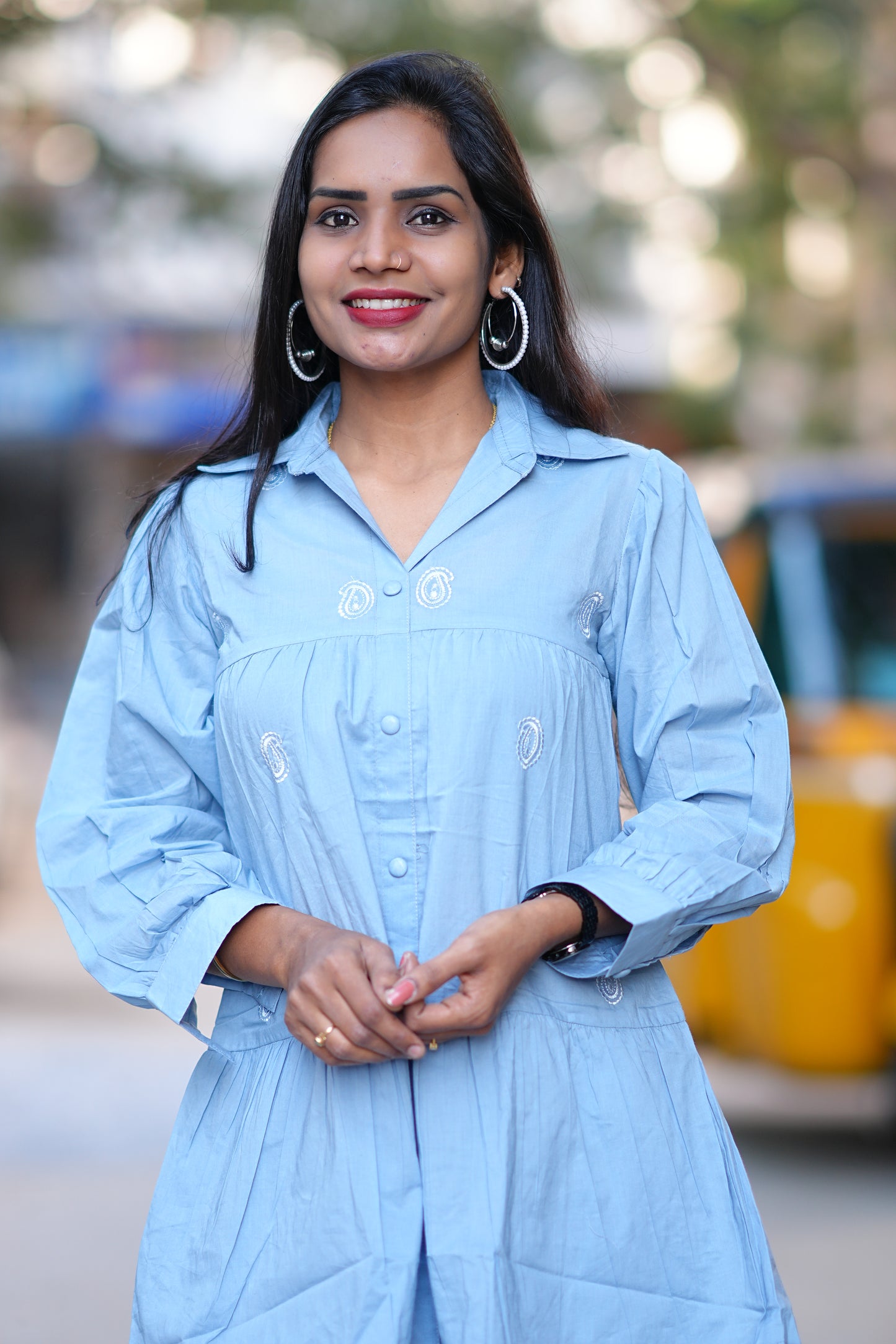 Peplum Top Office Wear Cordset